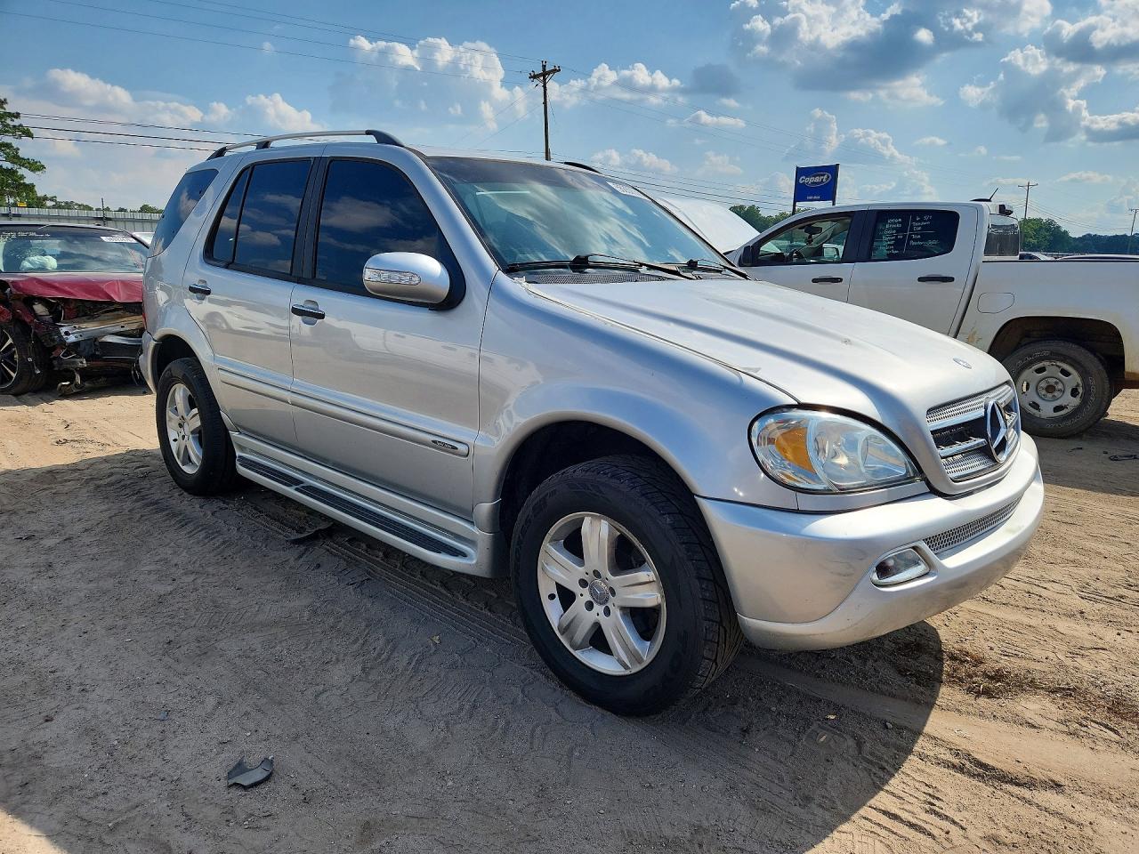 2005 Mercedes-benz Ml 350 Silver vin: 4JGAB57EX5A517803