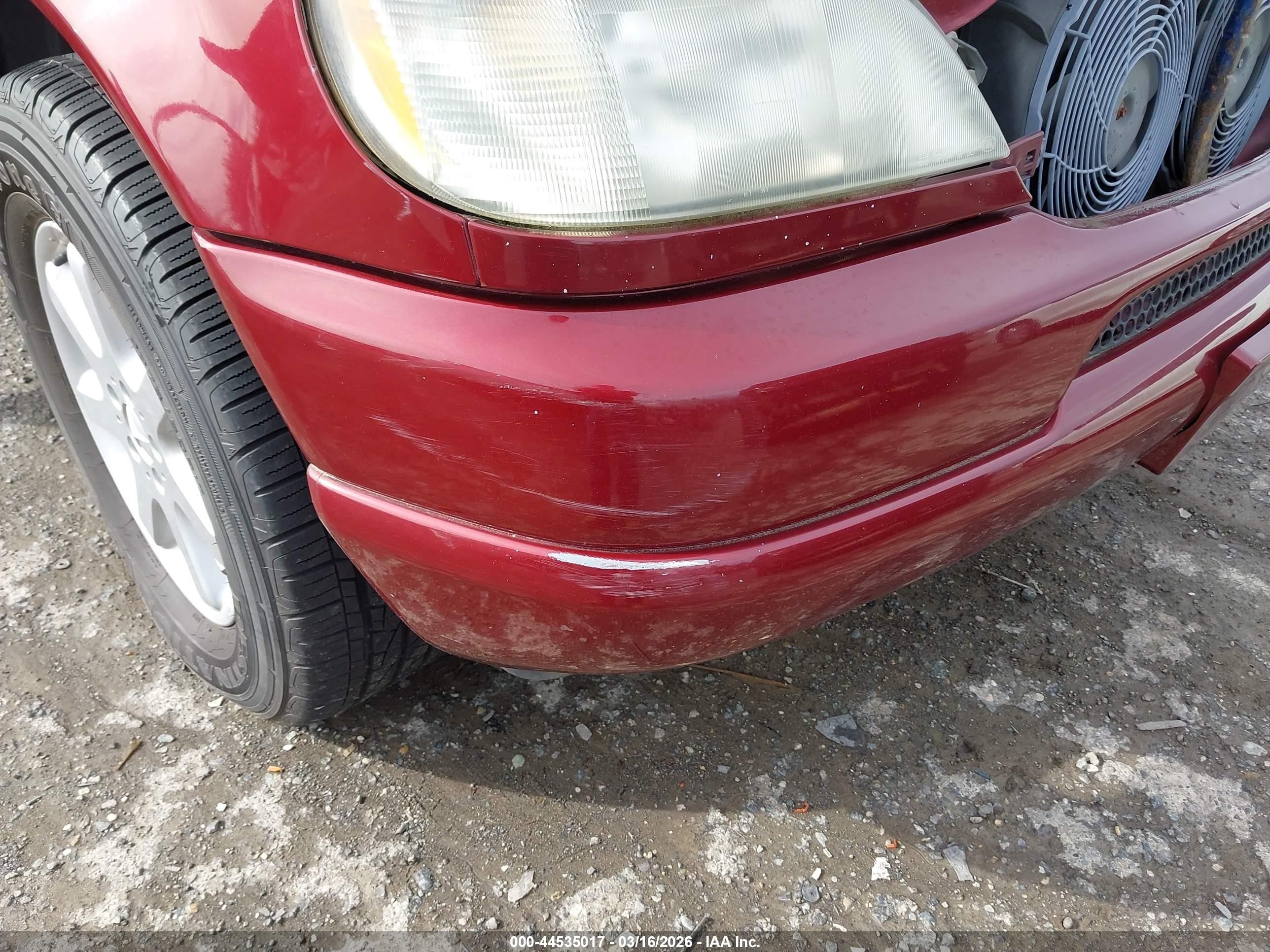 2001 Mercedes-benz Ml 430   Red vin: 4JGAB72E01A241905