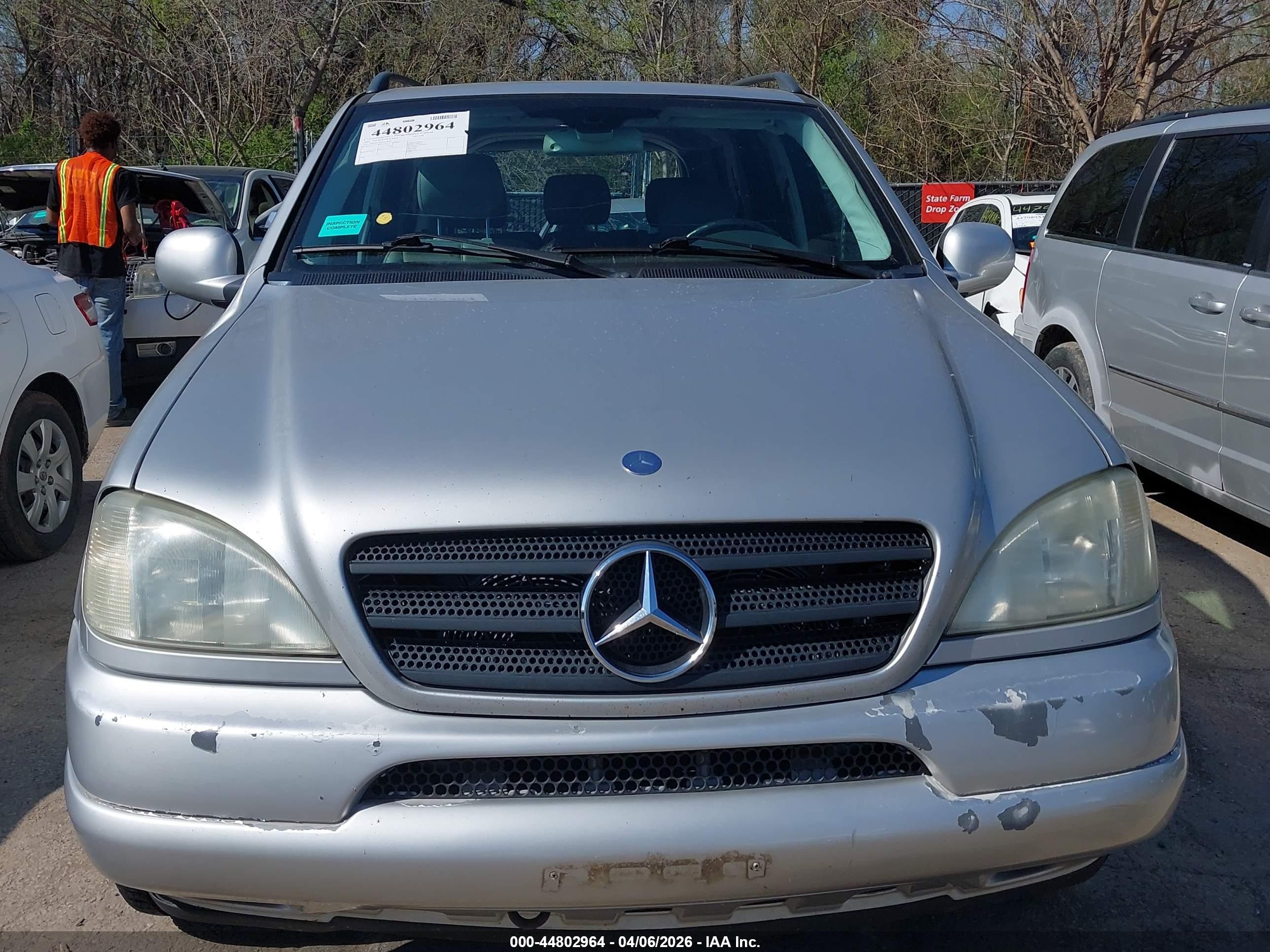 2001 Mercedes-benz Ml 430   Silver vin: 4JGAB72E01A258249