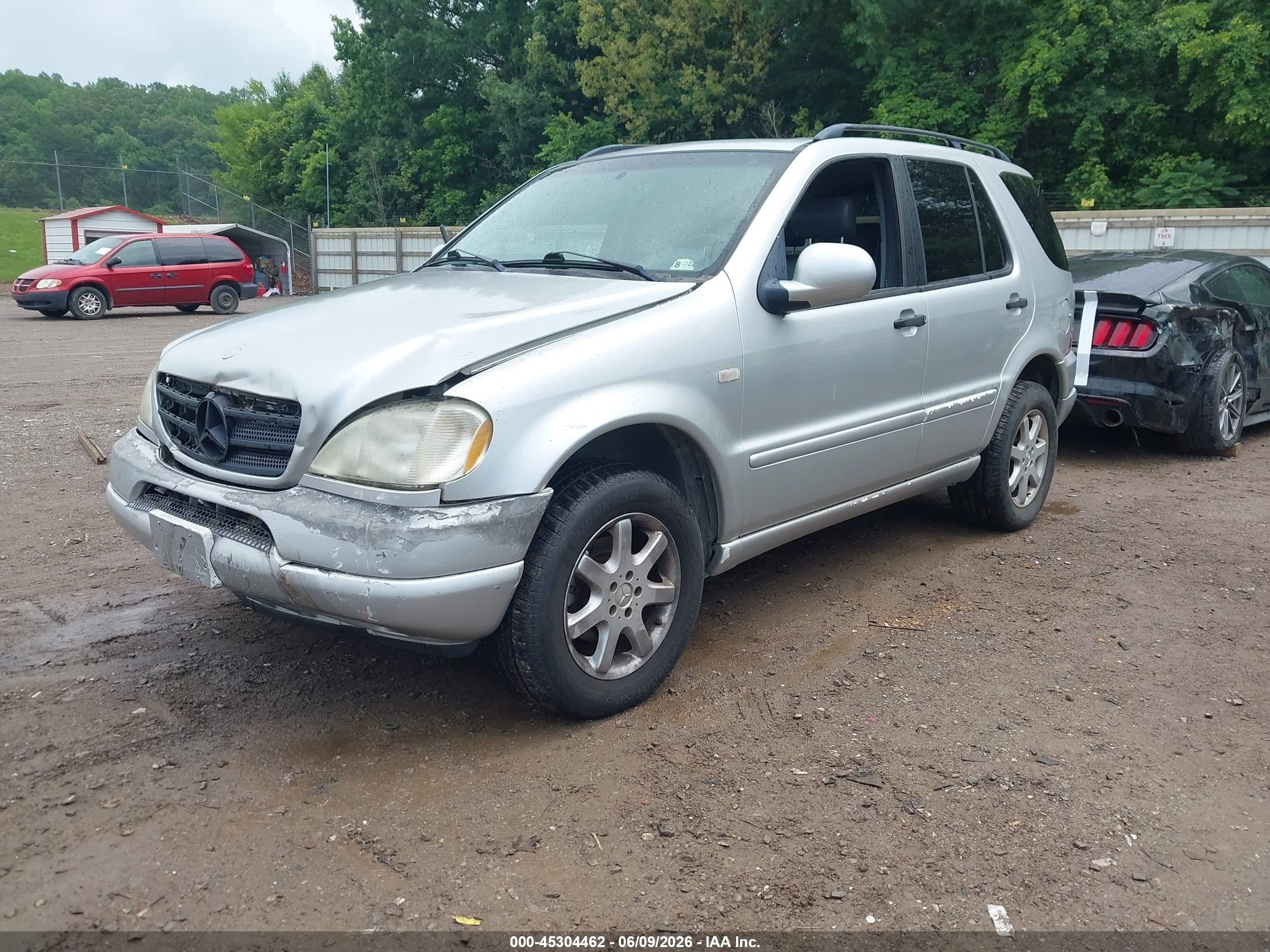 1999 Mercedes-benz Ml 430   Silver vin: 4JGAB72E1XA077136