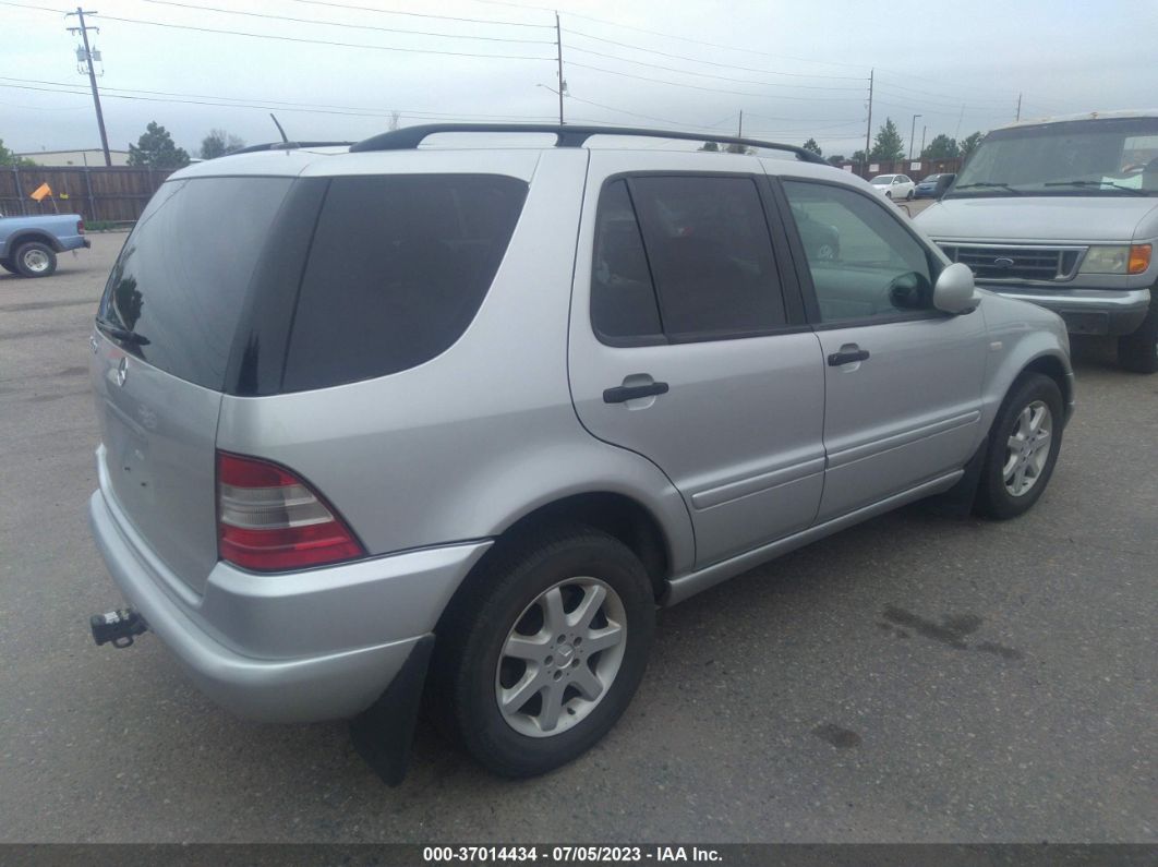 2000 Mercedes-benz Ml 430 Silver vin: 4JGAB72E1YA159109