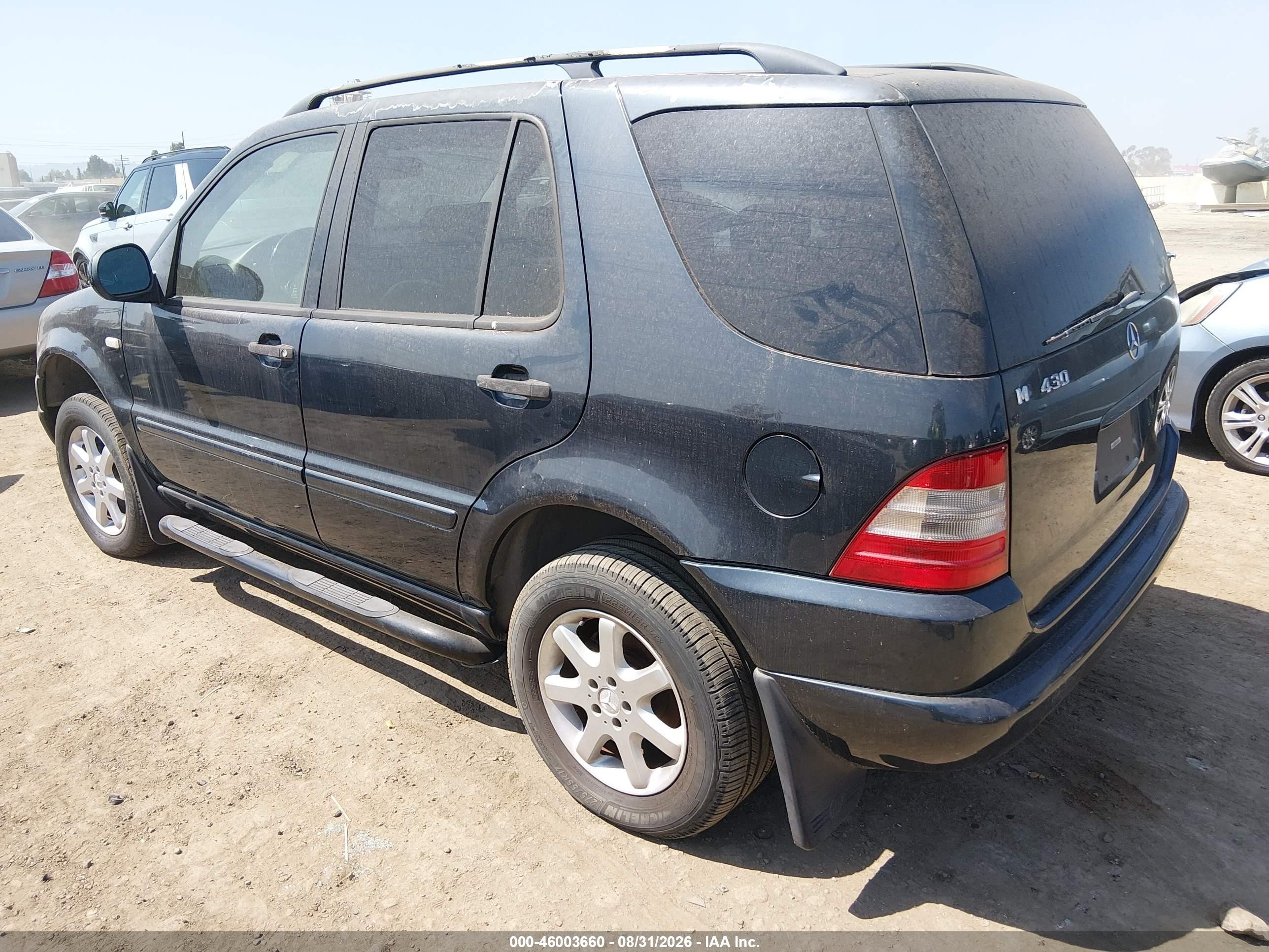 1999 Mercedes-benz Ml 430 Blue vin: 4JGAB72E2XA055999