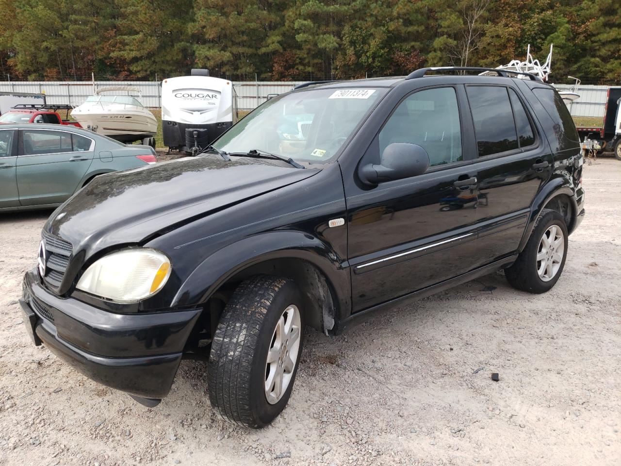1999 Mercedes-benz Ml 430 Black vin: 4JGAB72E2XA060295