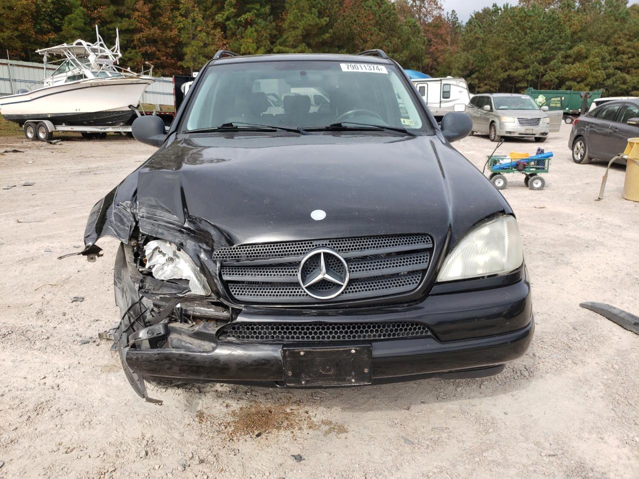 1999 Mercedes-benz Ml 430 Black vin: 4JGAB72E2XA060295