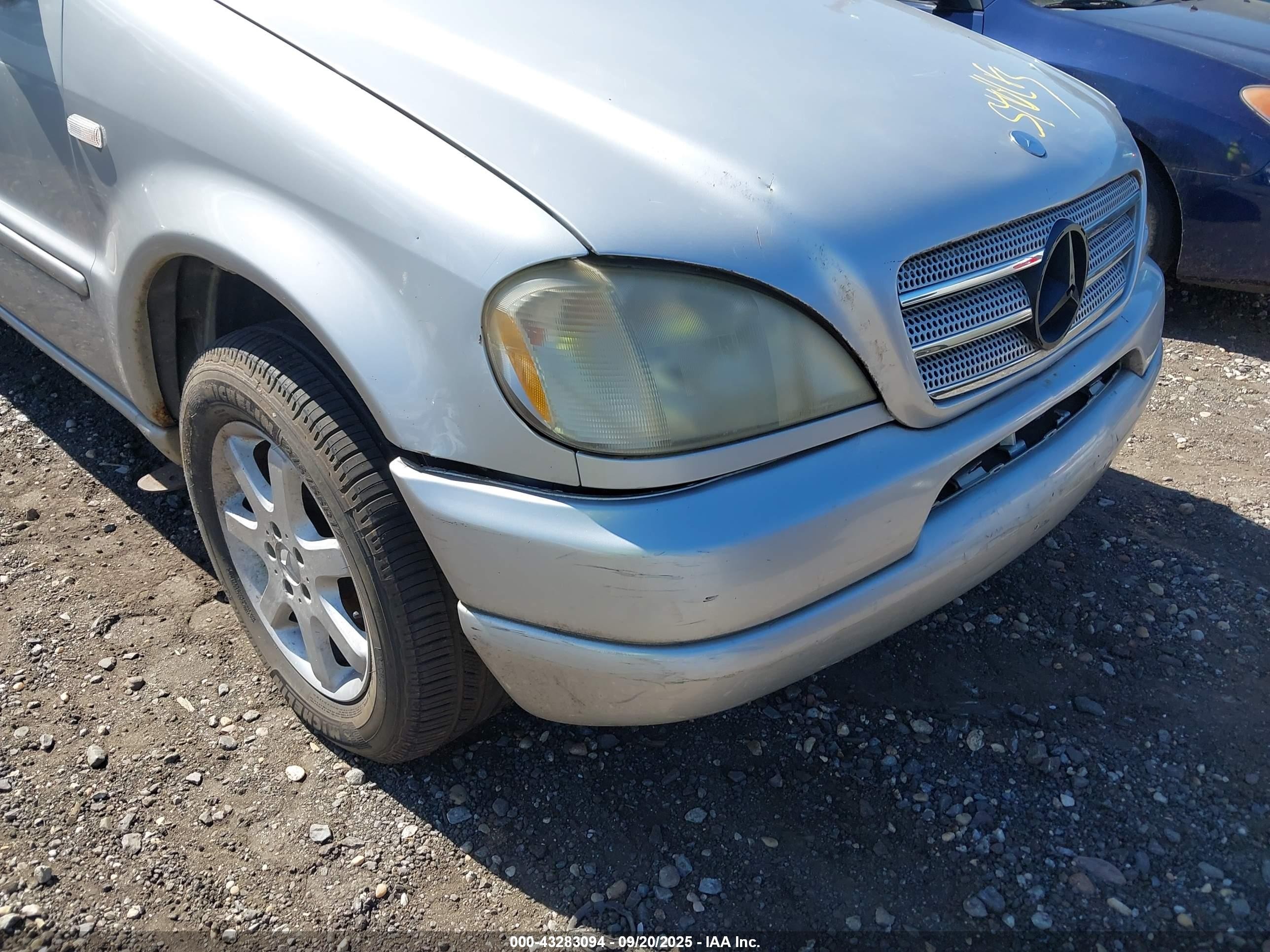 1999 Mercedes-benz Ml 430   Gray vin: 4JGAB72E2XA074942