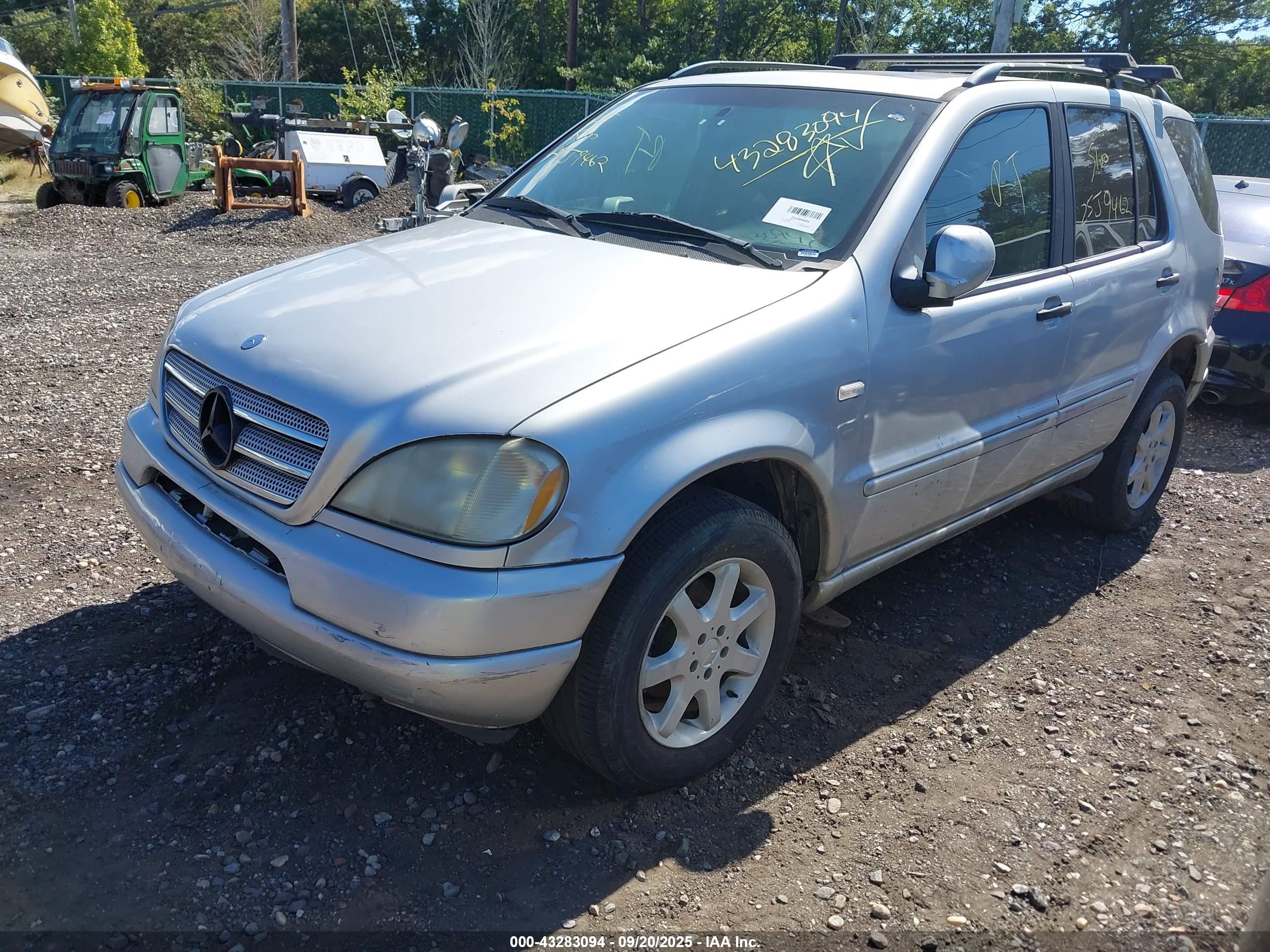 1999 Mercedes-benz Ml 430   Gray vin: 4JGAB72E2XA074942