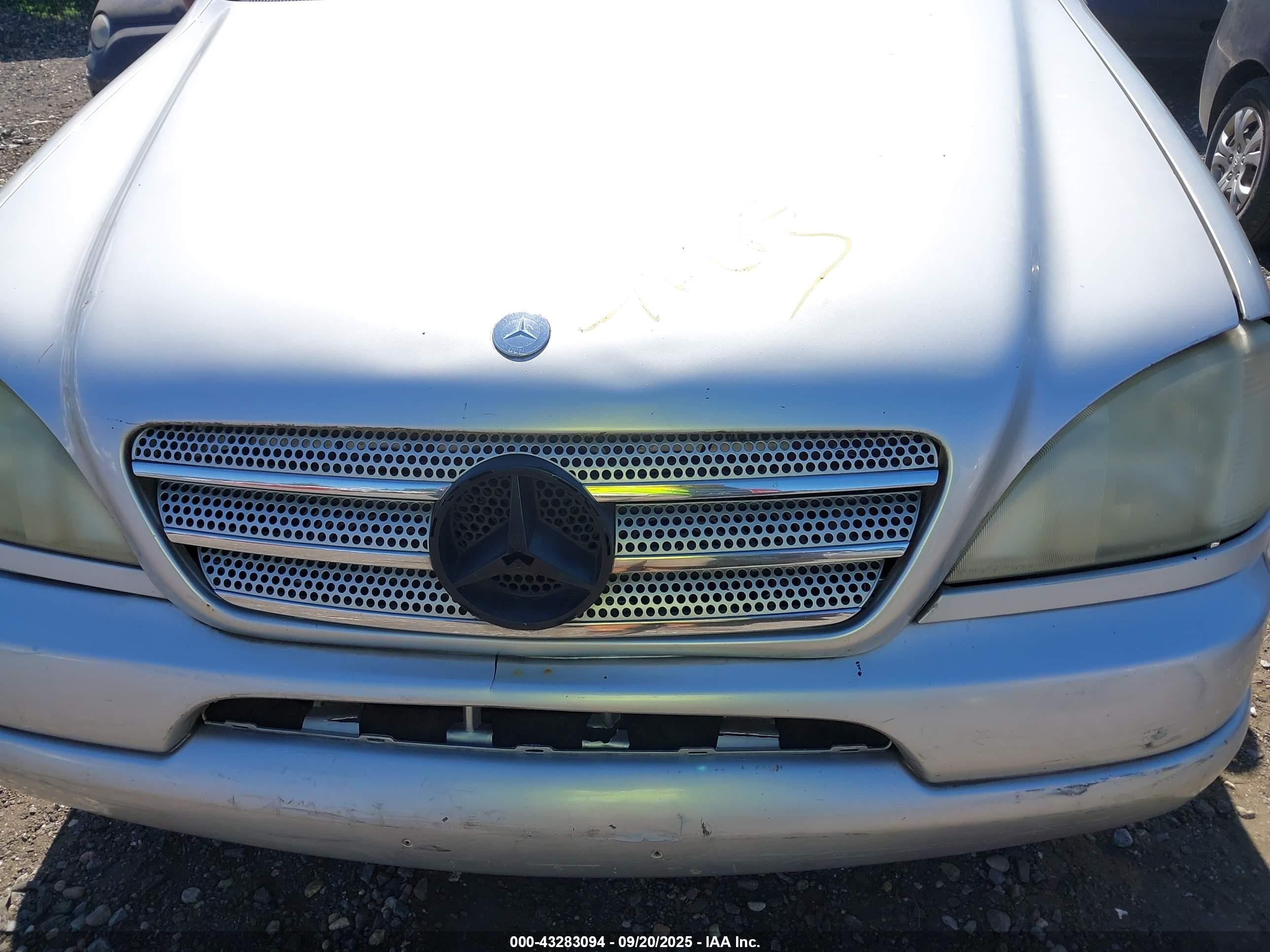 1999 Mercedes-benz Ml 430   Gray vin: 4JGAB72E2XA074942