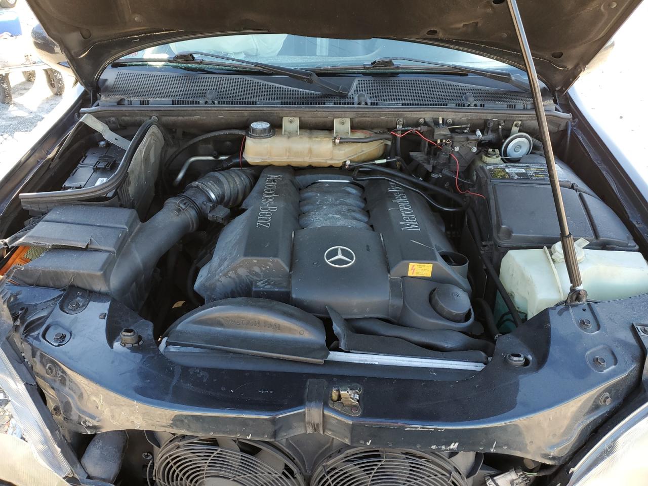 1999 Mercedes-benz Ml 430 Blue vin: 4JGAB72E3XA074920