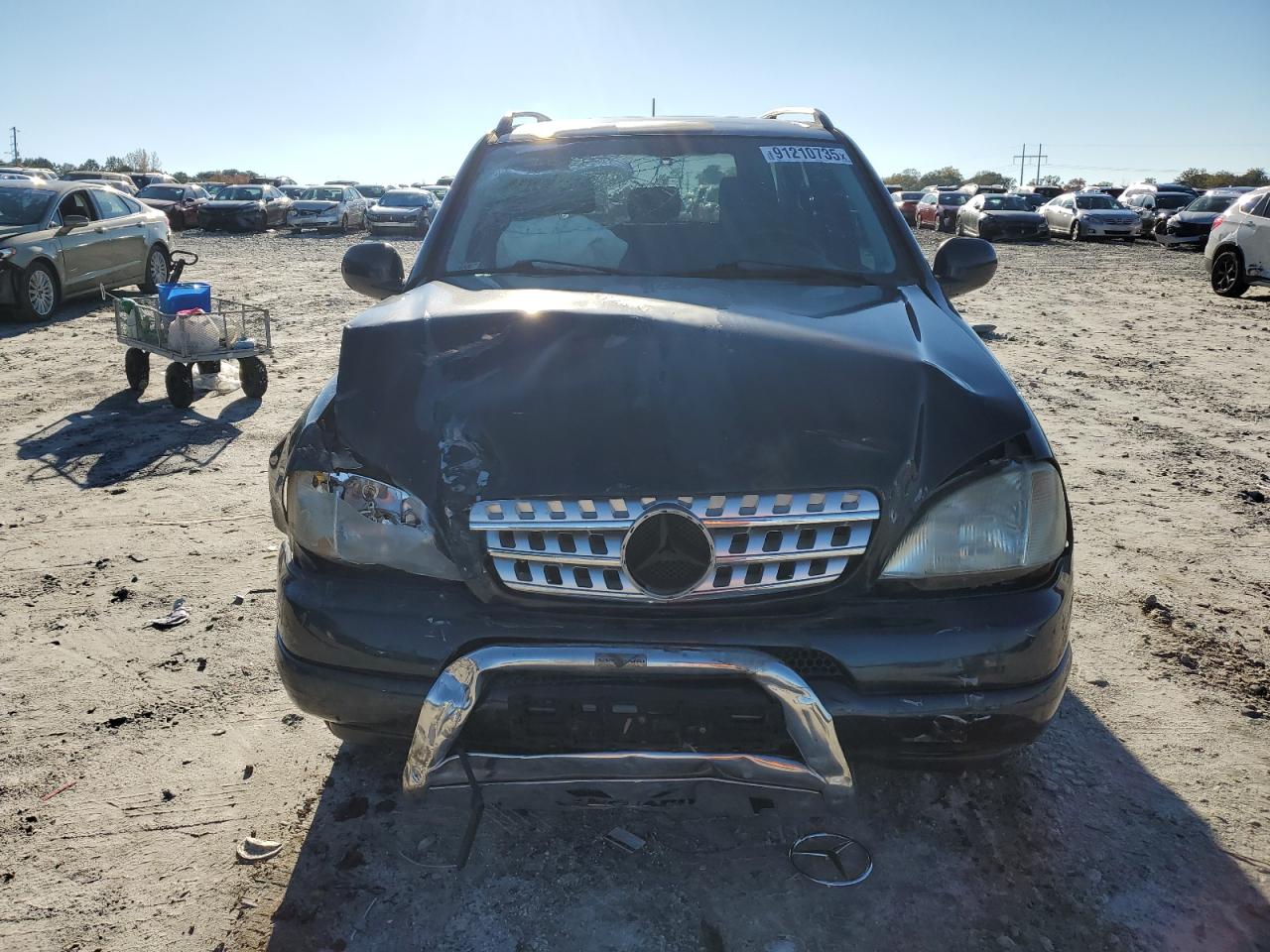 1999 Mercedes-benz Ml 430 Blue vin: 4JGAB72E3XA074920