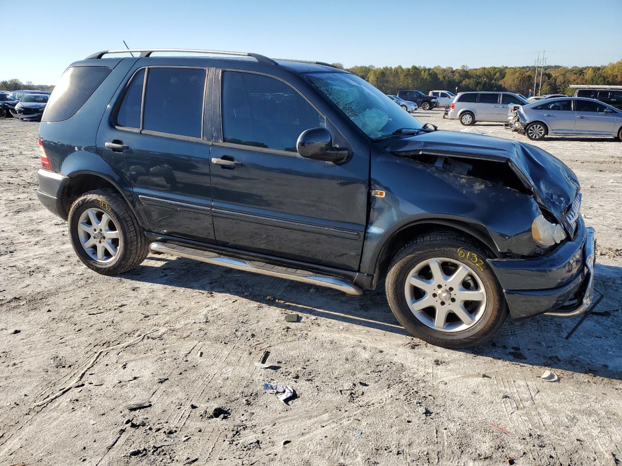 1999 Mercedes-benz Ml 430 Blue vin: 4JGAB72E3XA074920