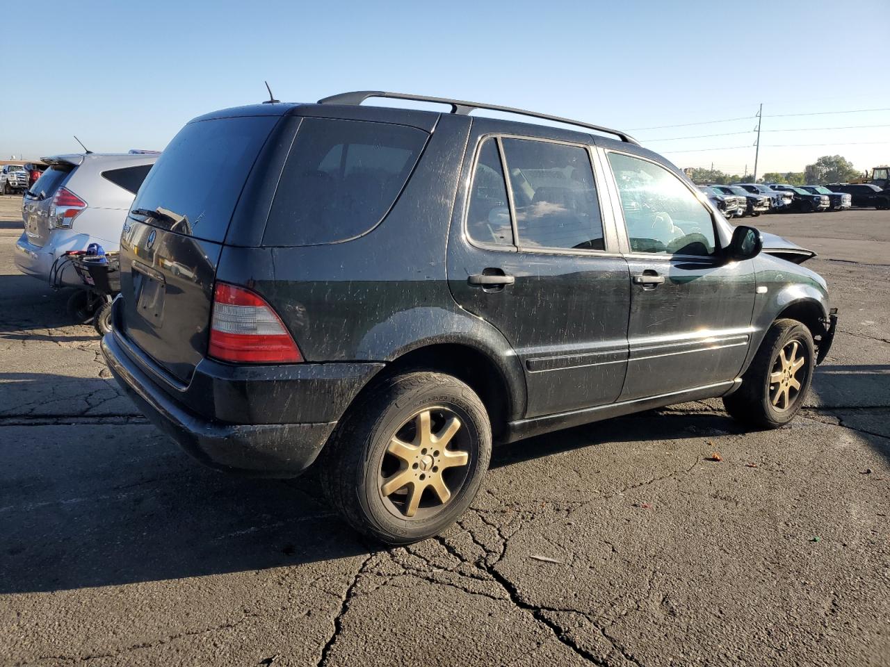 2001 Mercedes-benz Ml 430 Black vin: 4JGAB72E41A262921