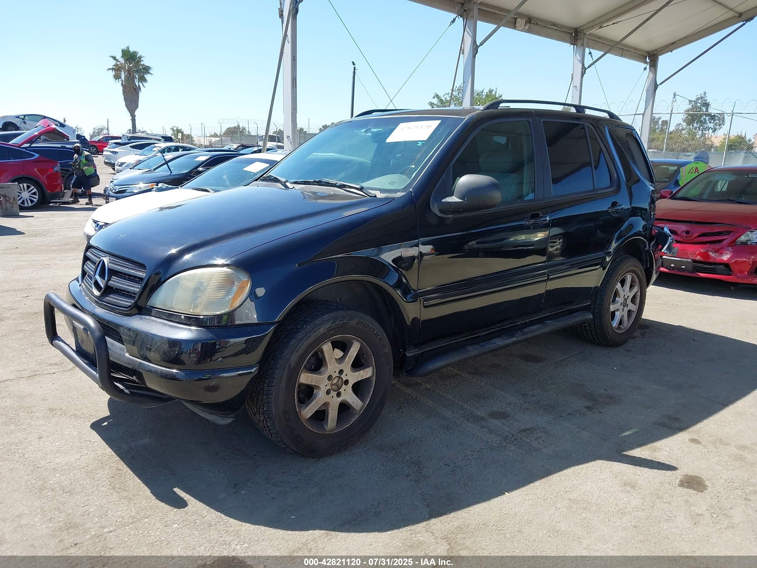 1999 Mercedes-benz Ml 430   Black vin: 4JGAB72E4XA080788