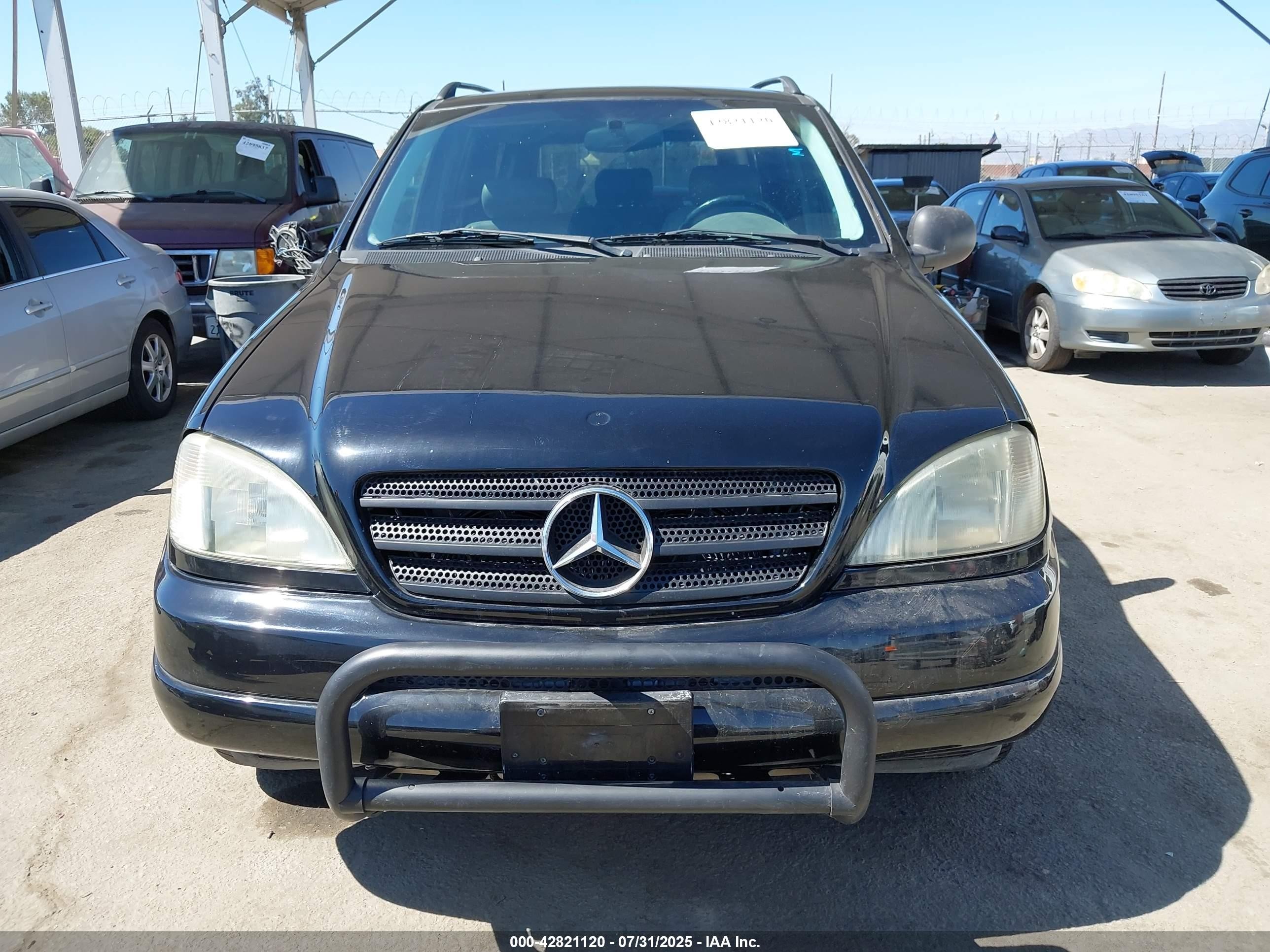 1999 Mercedes-benz Ml 430   Black vin: 4JGAB72E4XA080788