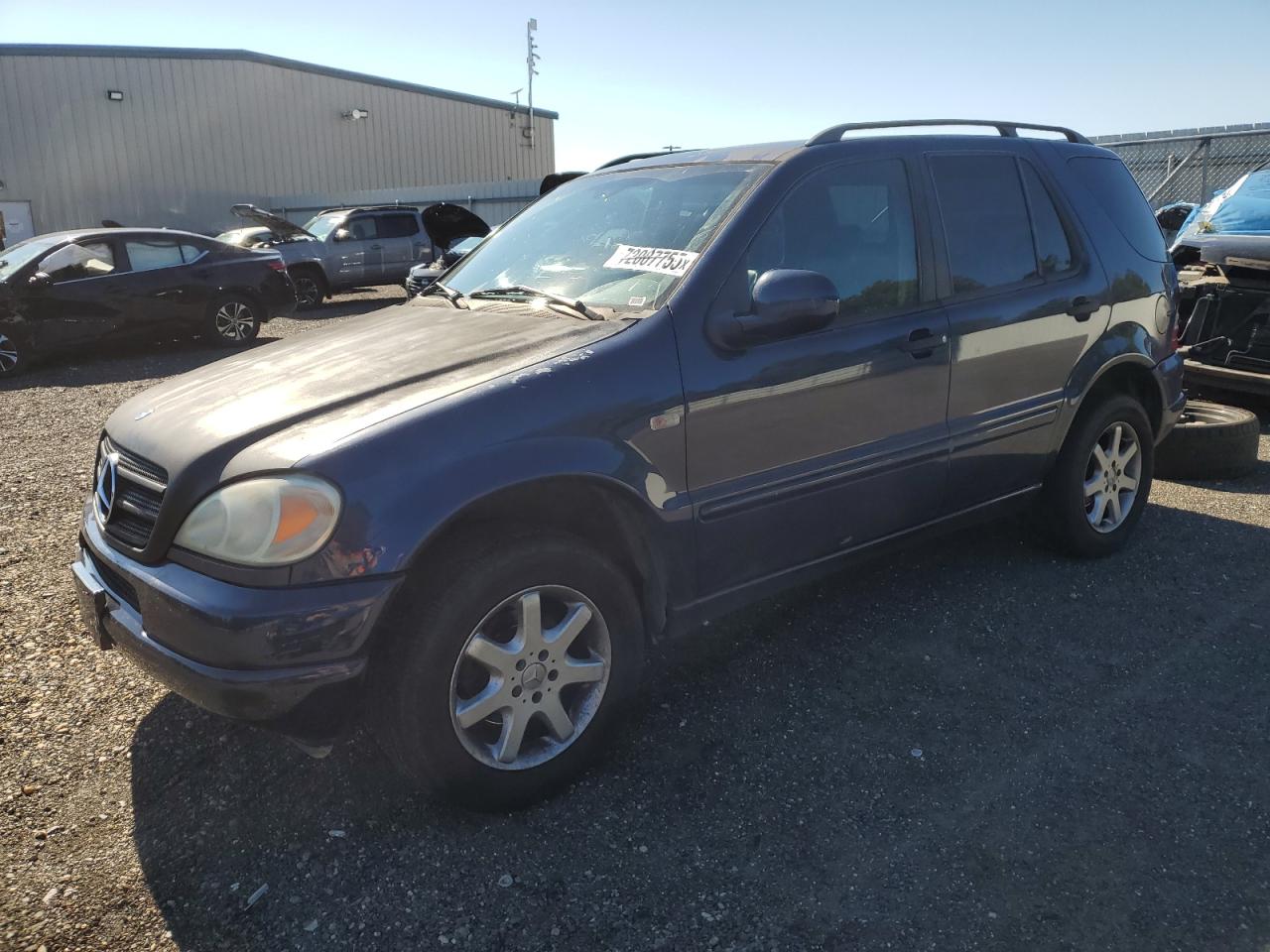 1999 Mercedes-benz Ml 430 Blue vin: 4JGAB72E4XA088681