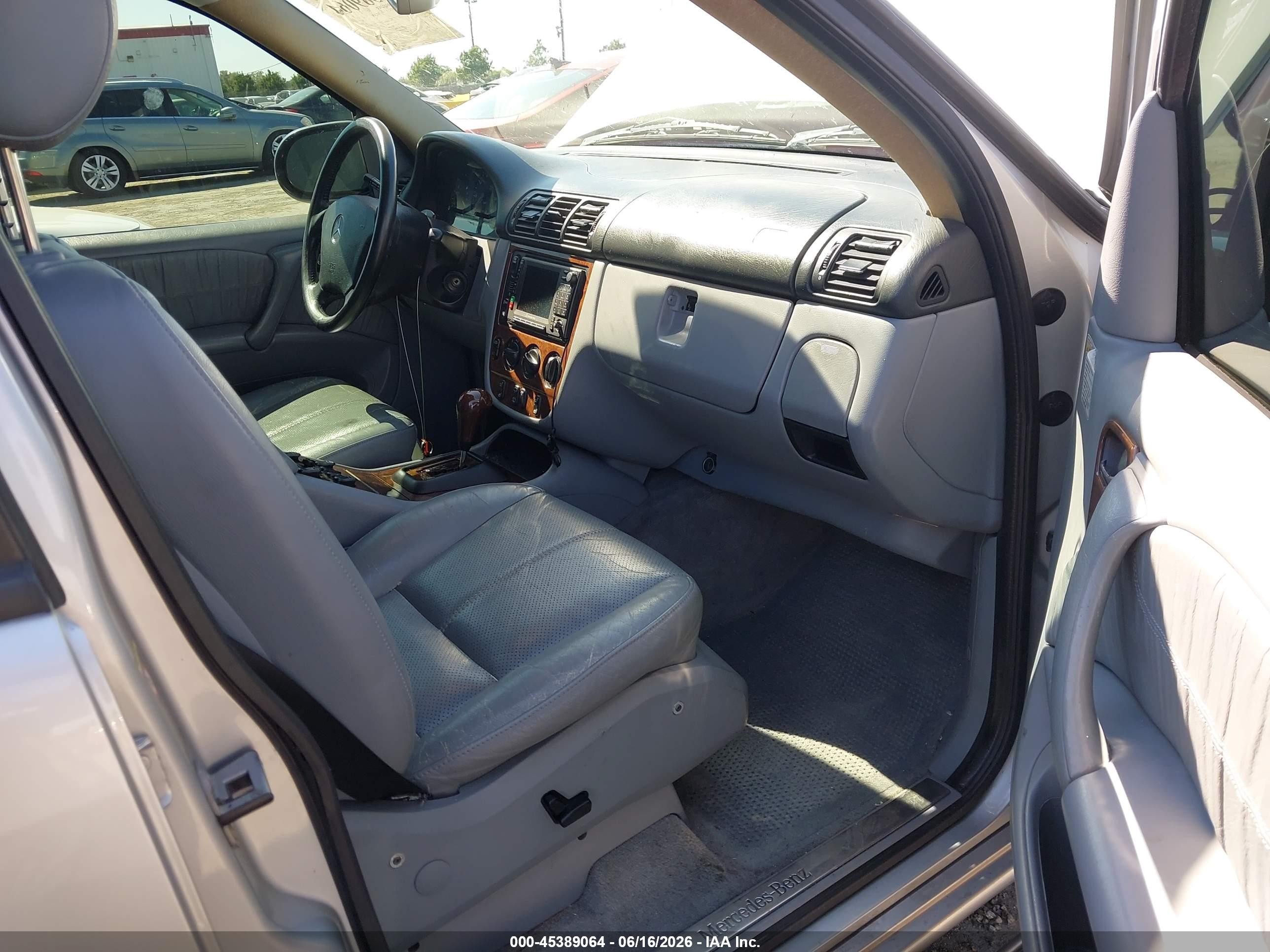 2000 Mercedes-benz Ml 430   Gray vin: 4JGAB72E4YA167446