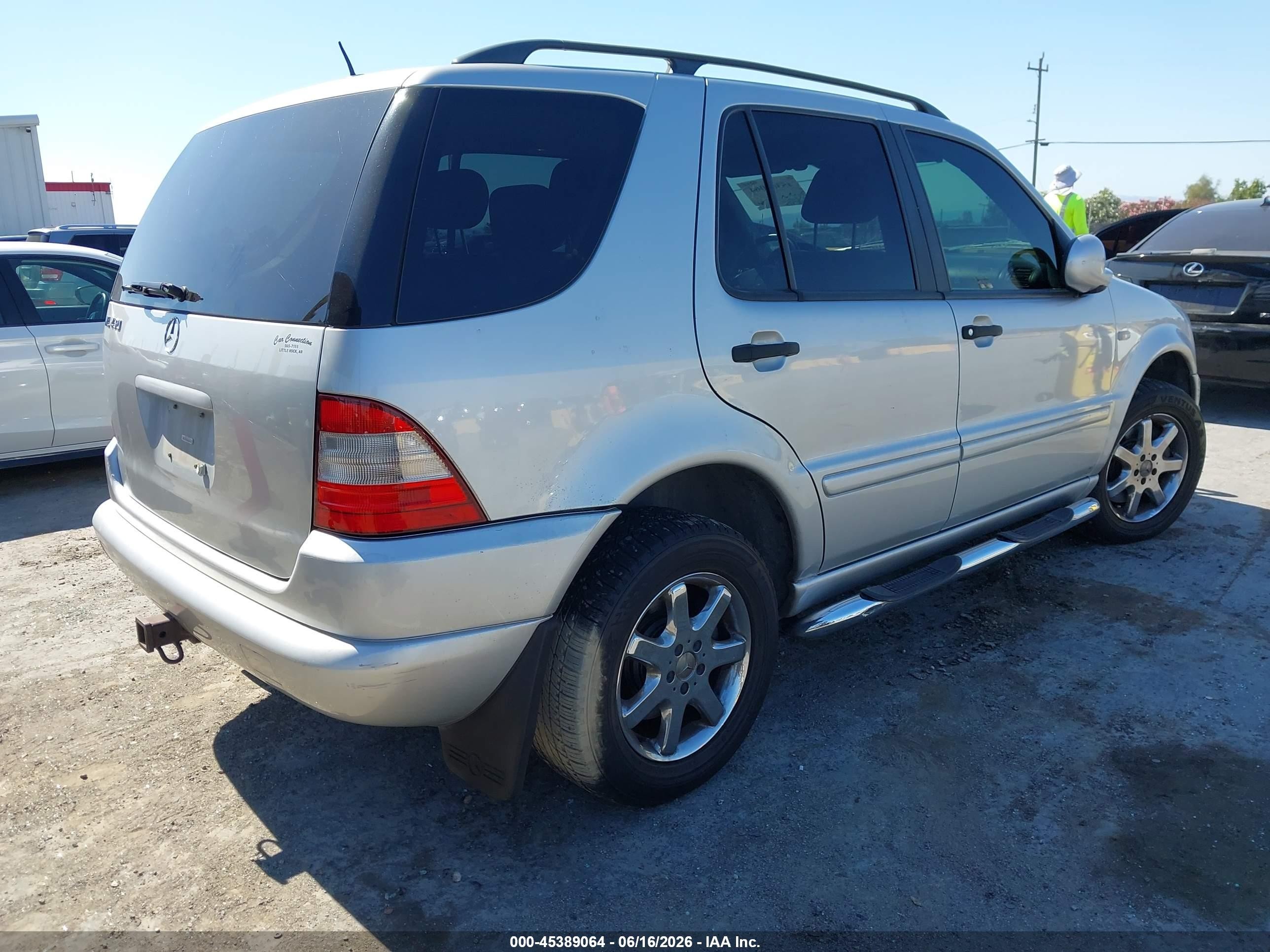 2000 Mercedes-benz Ml 430   Gray vin: 4JGAB72E4YA167446