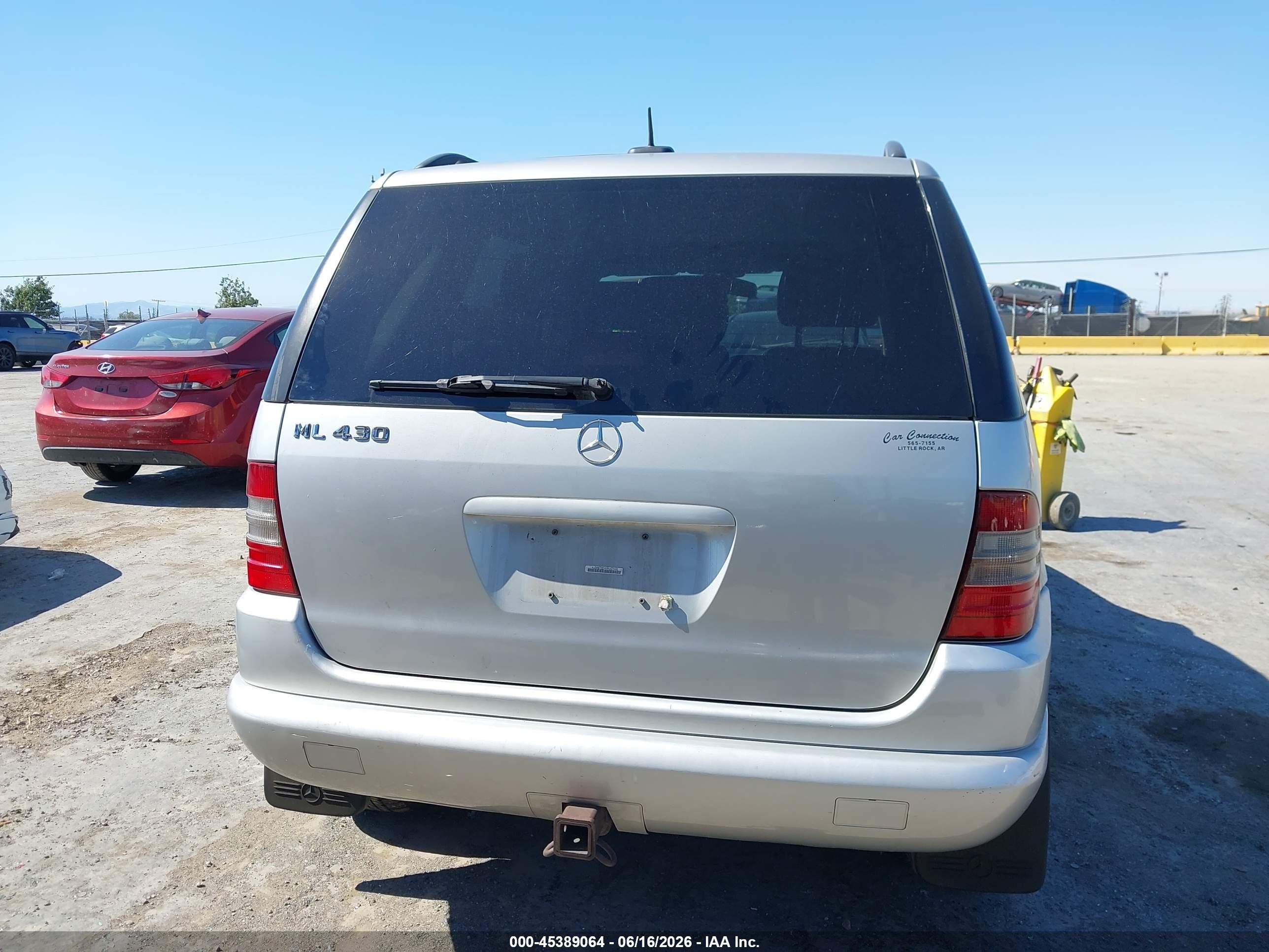 2000 Mercedes-benz Ml 430   Gray vin: 4JGAB72E4YA167446