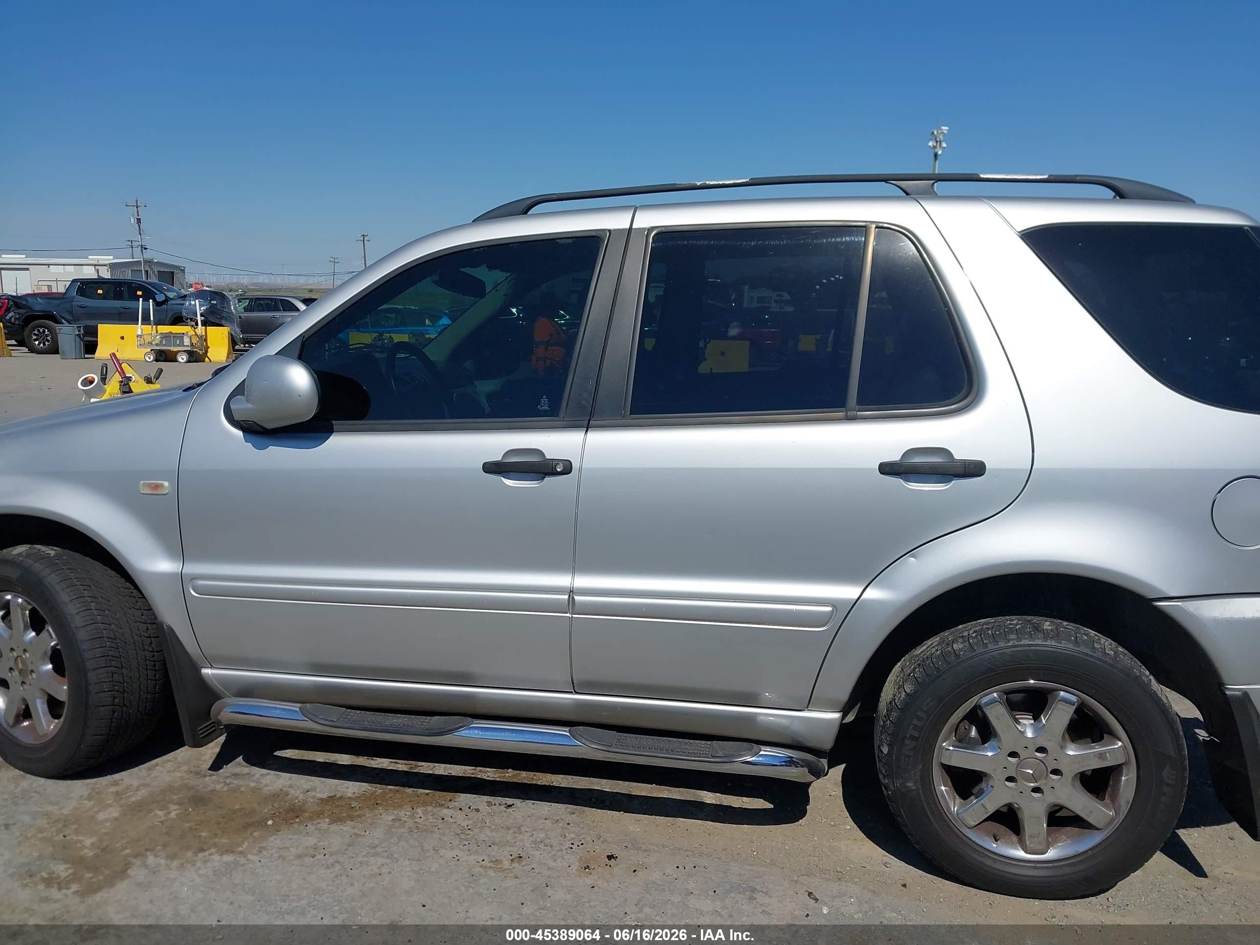 2000 Mercedes-benz Ml 430   Gray vin: 4JGAB72E4YA167446