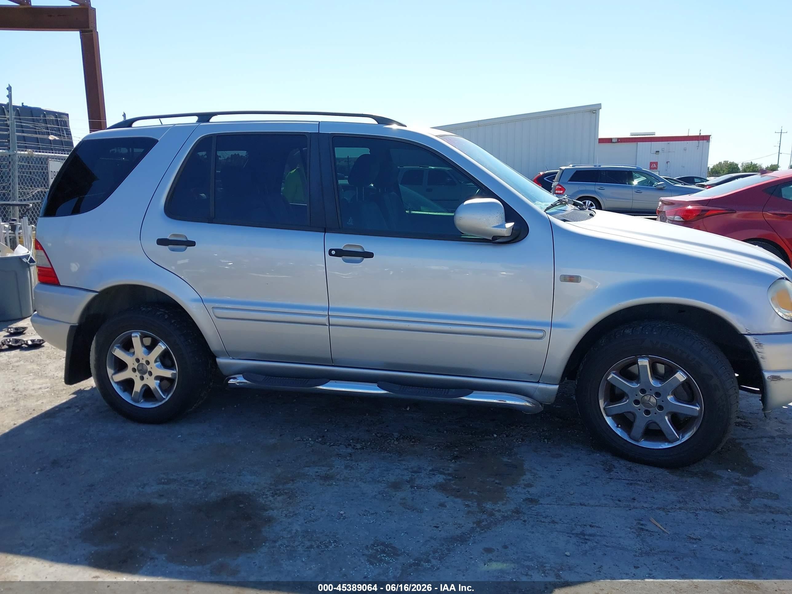 2000 Mercedes-benz Ml 430   Gray vin: 4JGAB72E4YA167446