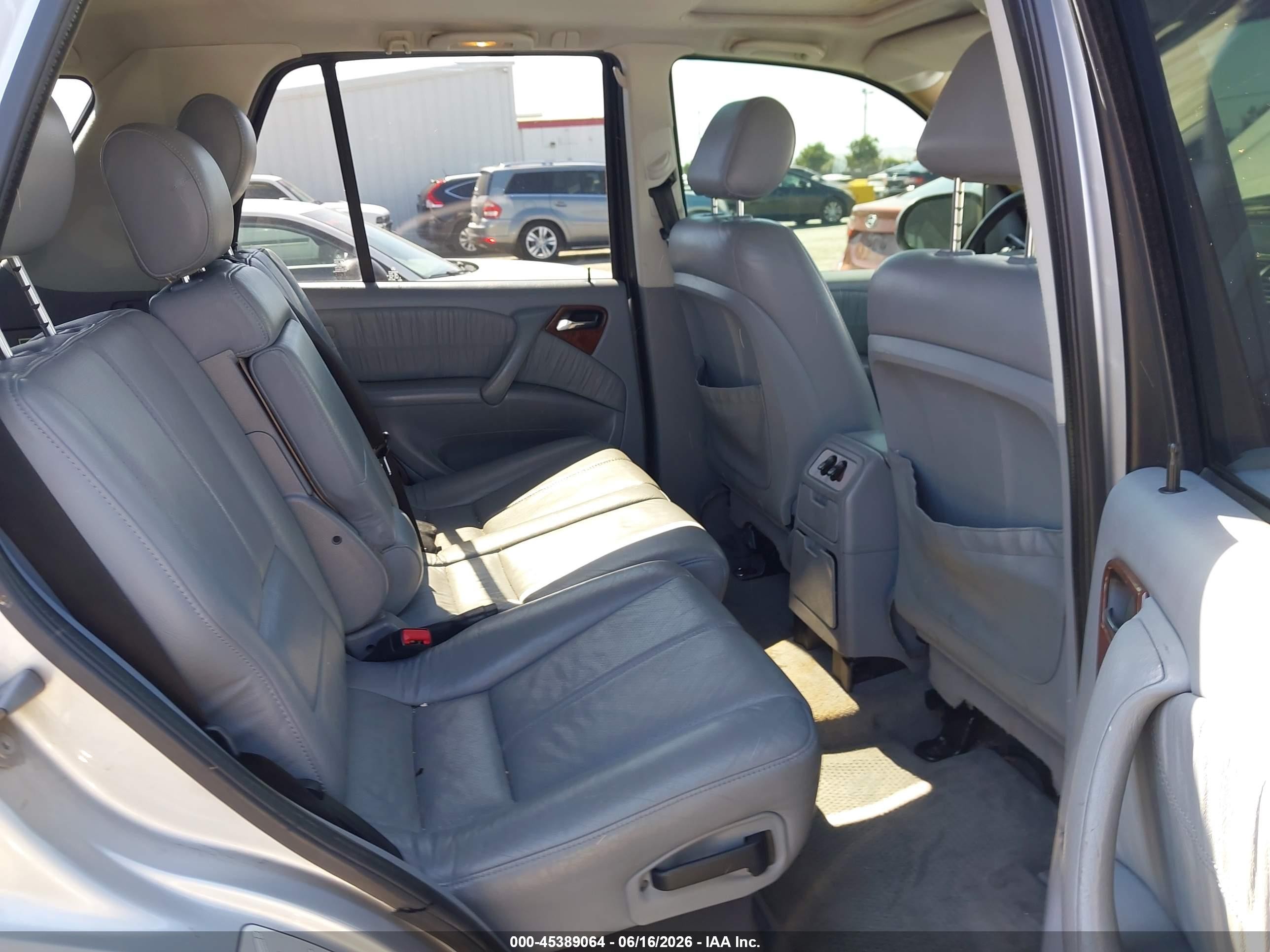2000 Mercedes-benz Ml 430   Gray vin: 4JGAB72E4YA167446