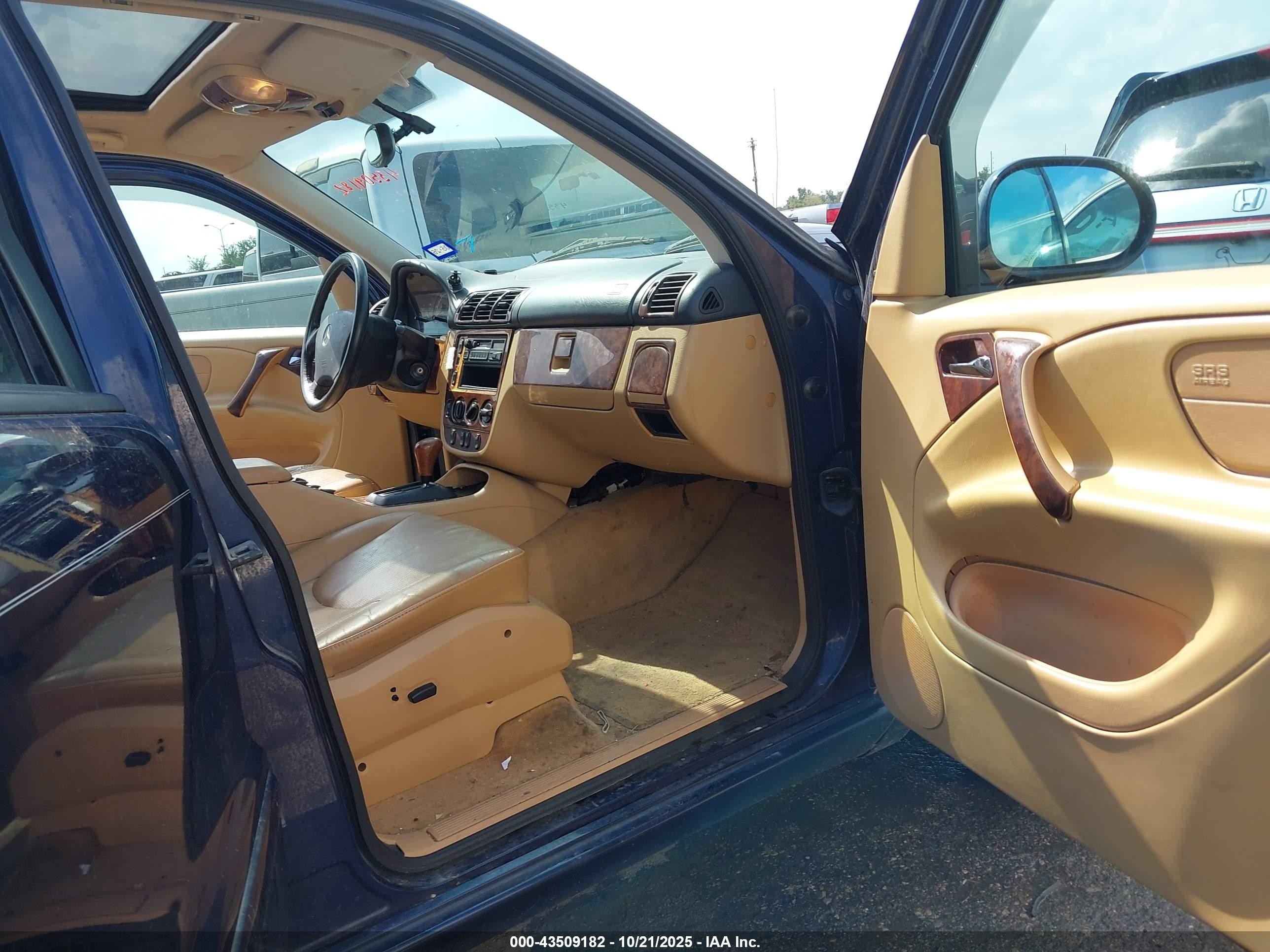 1999 Mercedes-benz Ml 430   Dark Blue vin: 4JGAB72E5XA058685