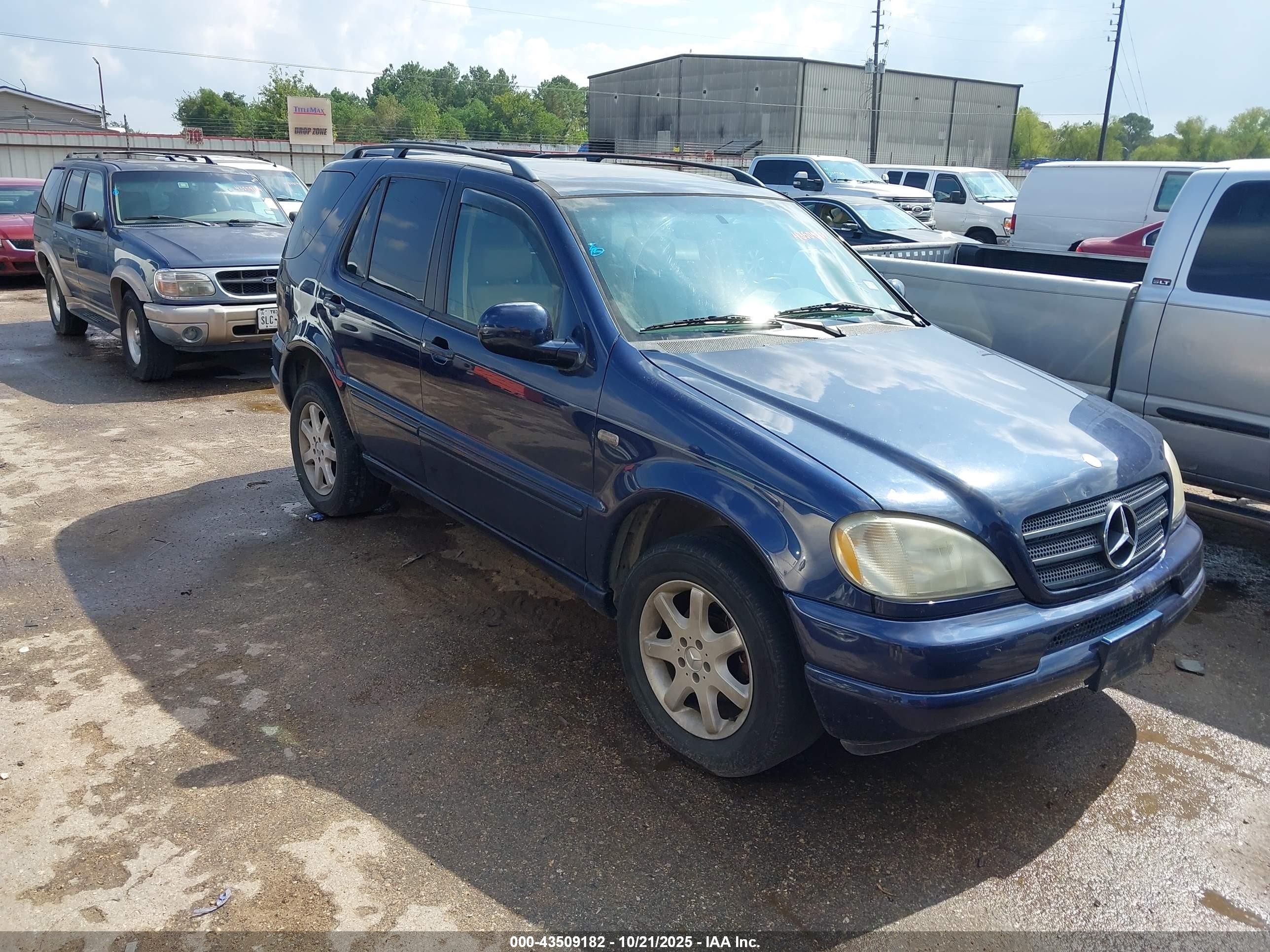 1999 Mercedes-benz Ml 430   Dark Blue vin: 4JGAB72E5XA058685