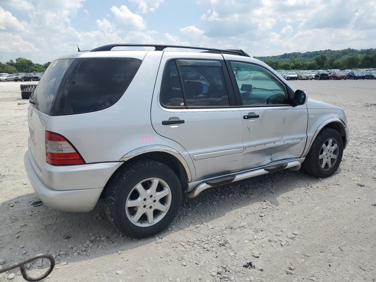 1999 Mercedes-benz Ml 430 Silver vin: 4JGAB72E5XA098183