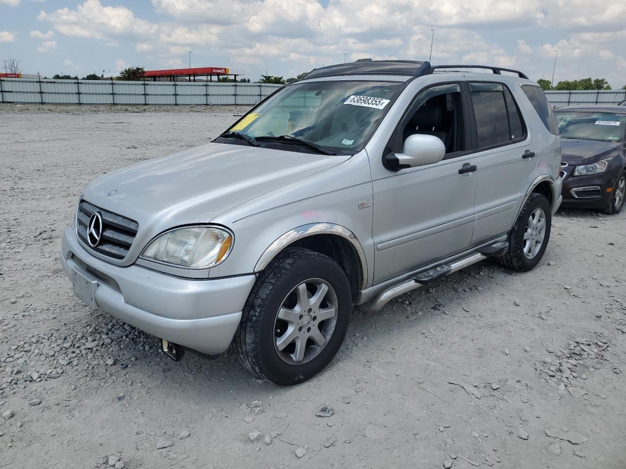 1999 Mercedes-benz Ml 430 Silver vin: 4JGAB72E5XA098183