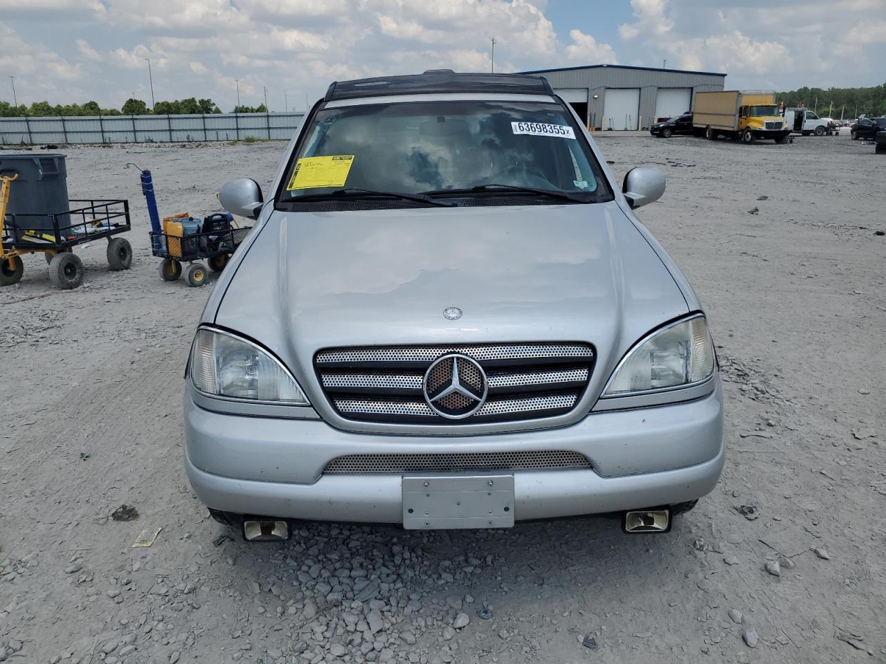 1999 Mercedes-benz Ml 430 Silver vin: 4JGAB72E5XA098183