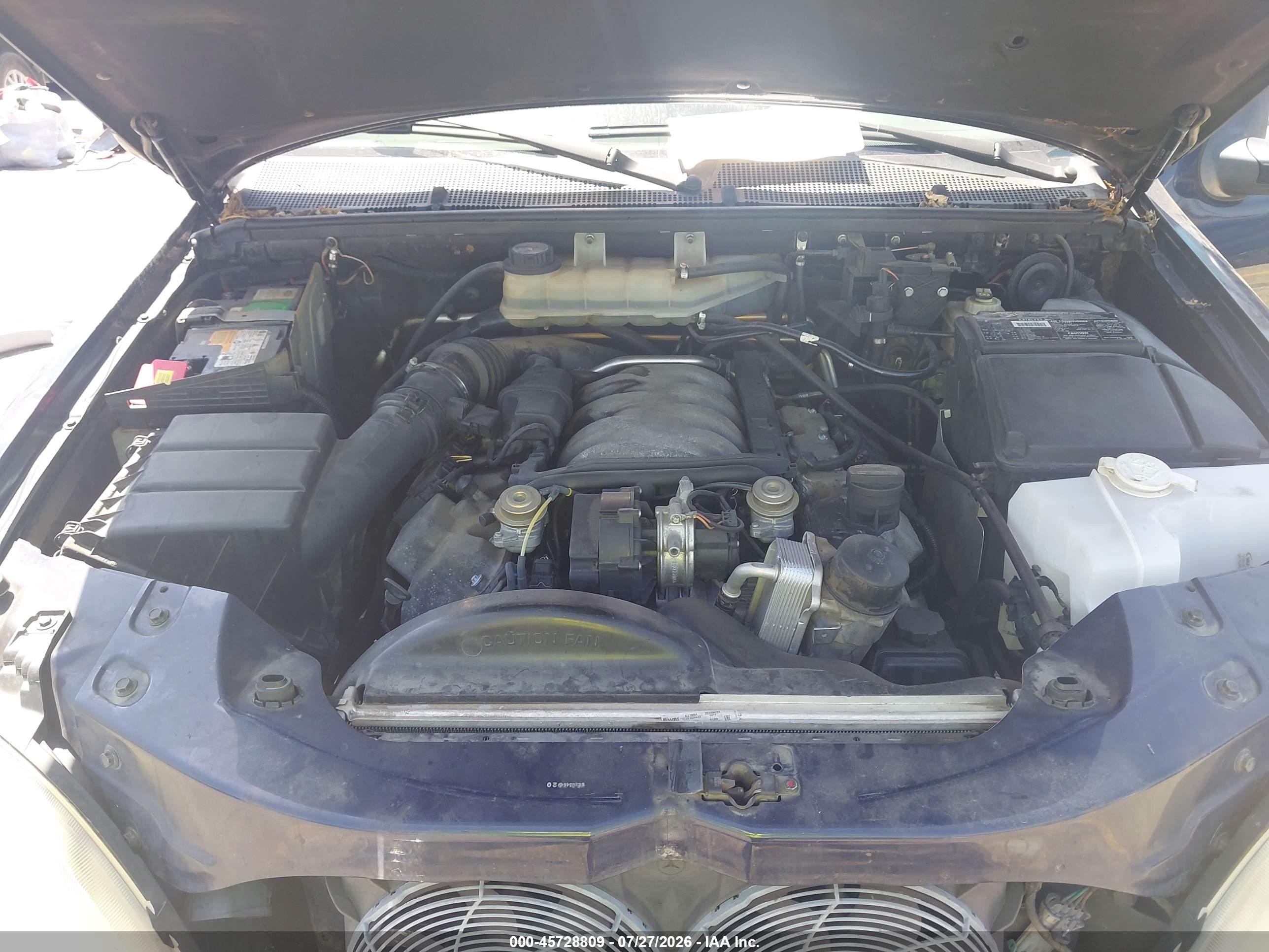 2000 Mercedes-benz Ml 430   Blue vin: 4JGAB72E5YA202771