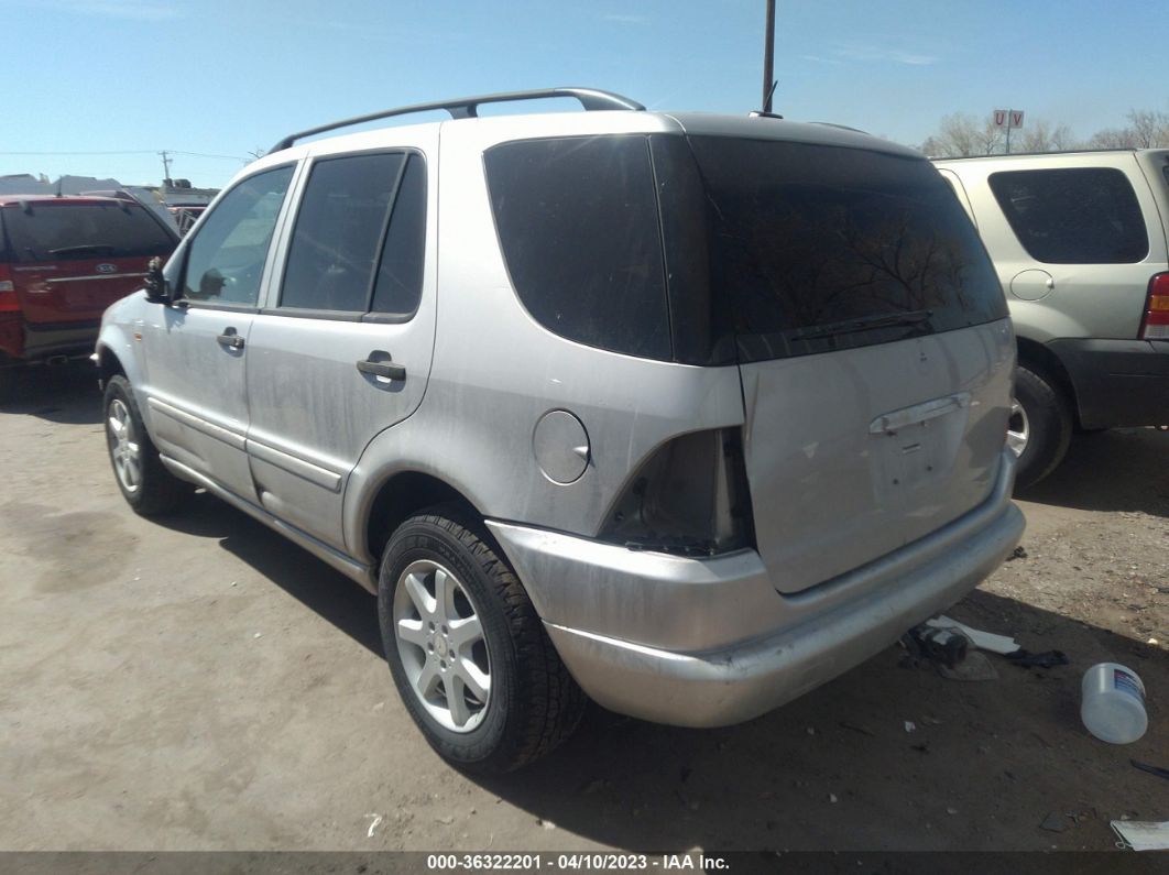 2000 Mercedes-benz Ml 430 Silver vin: 4JGAB72E5YA219599