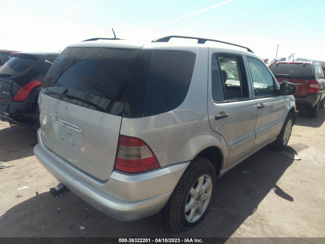 2000 Mercedes-benz Ml 430 Silver vin: 4JGAB72E5YA219599