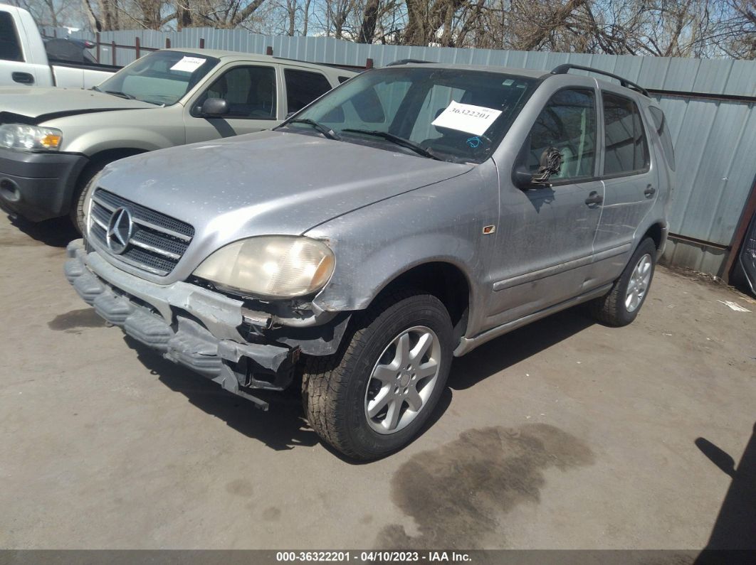 2000 Mercedes-benz Ml 430 Silver vin: 4JGAB72E5YA219599