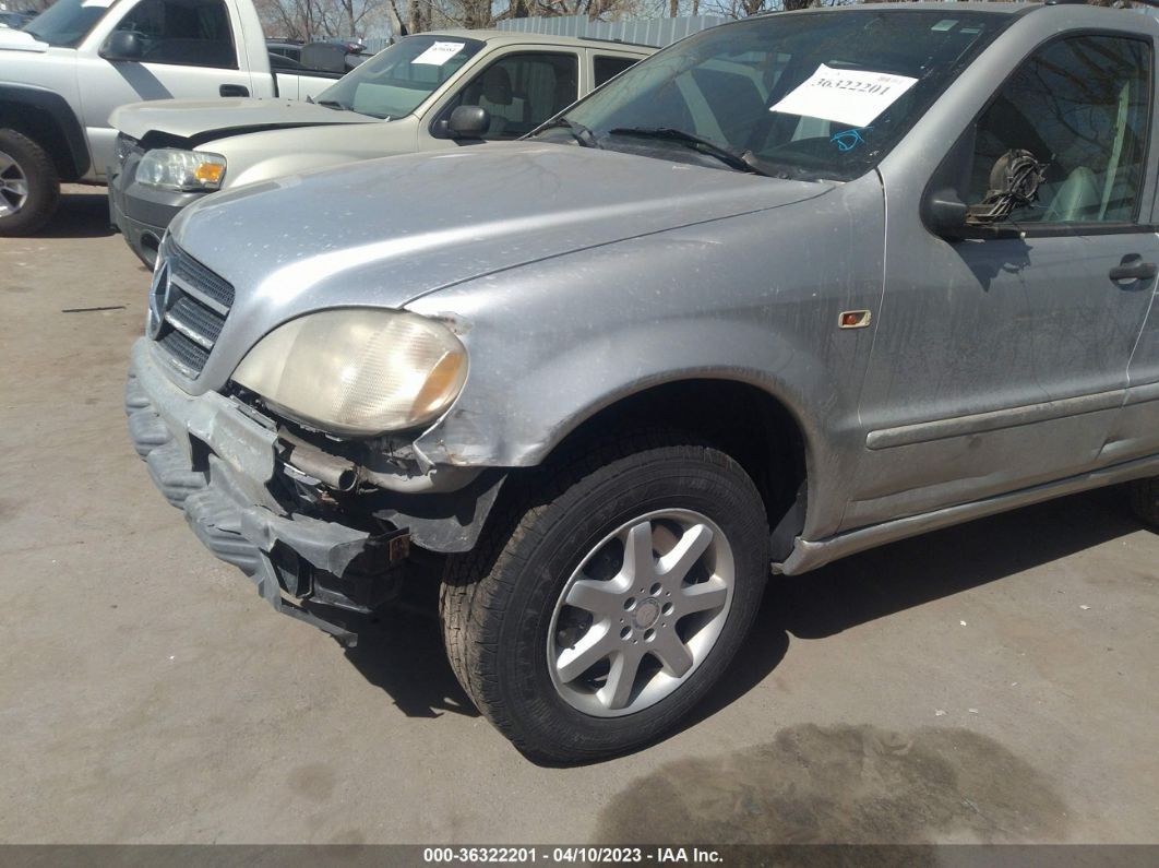 2000 Mercedes-benz Ml 430 Silver vin: 4JGAB72E5YA219599