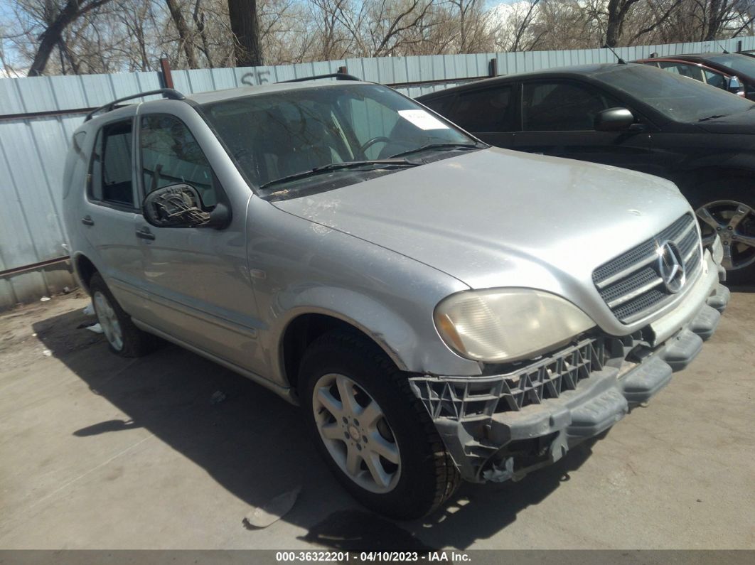 2000 Mercedes-benz Ml 430 Silver vin: 4JGAB72E5YA219599