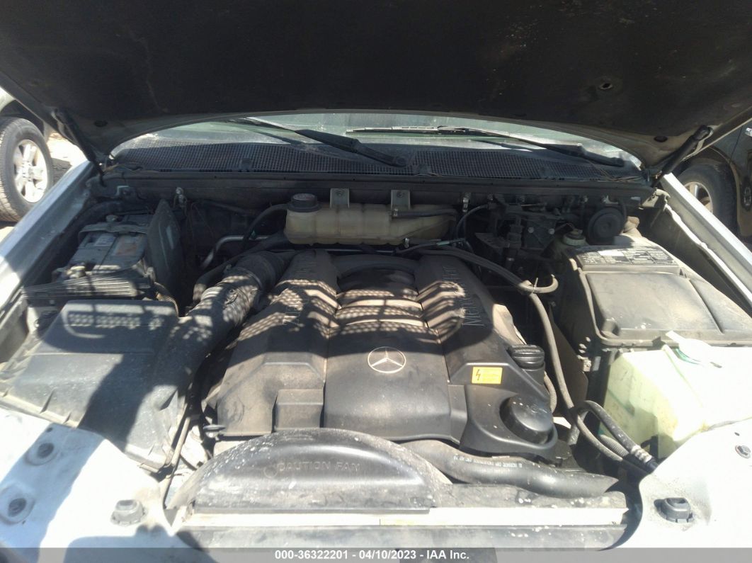 2000 Mercedes-benz Ml 430 Silver vin: 4JGAB72E5YA219599