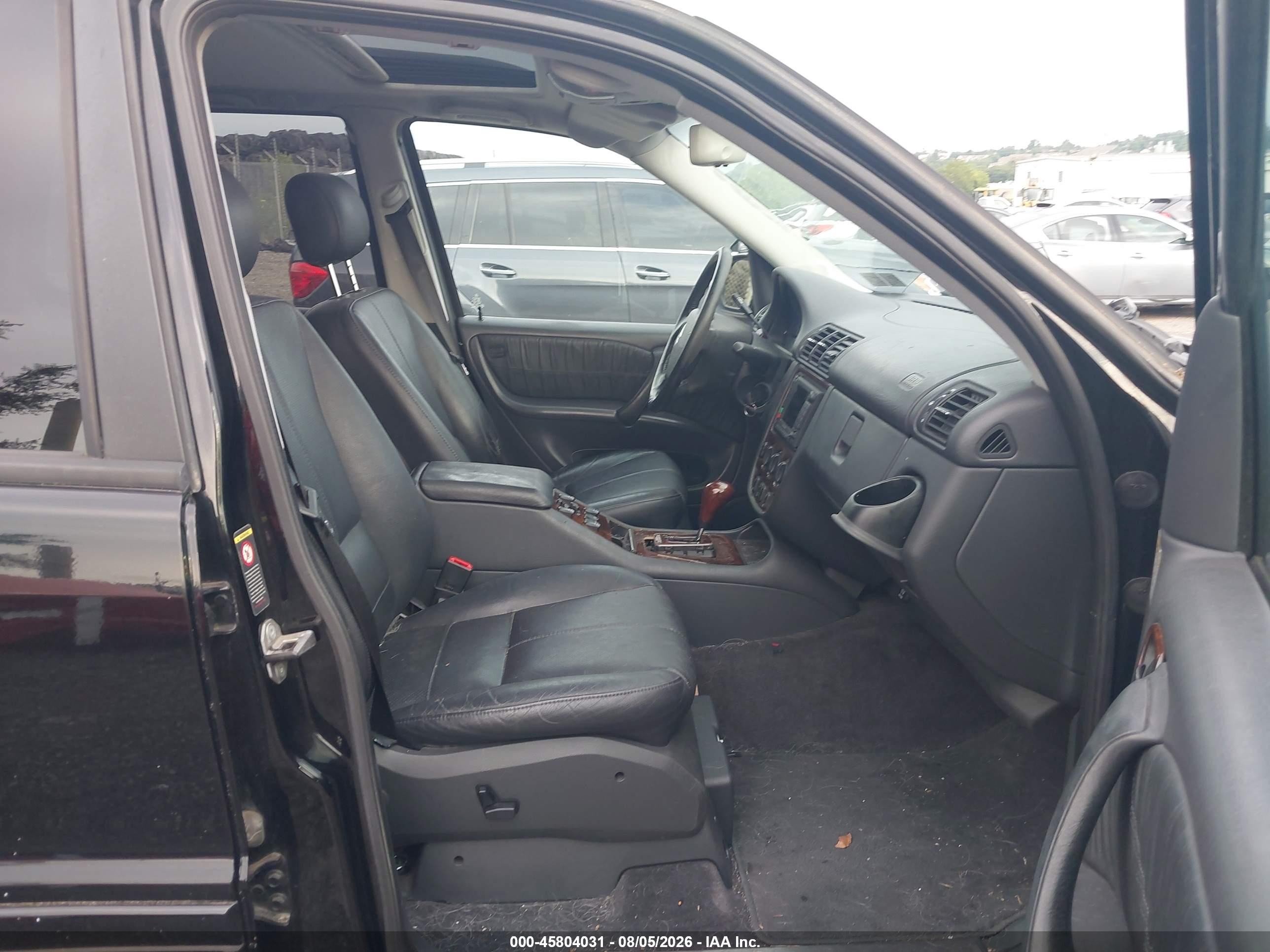 2000 Mercedes-benz Ml 430 Black vin: 4JGAB72E8YA176649