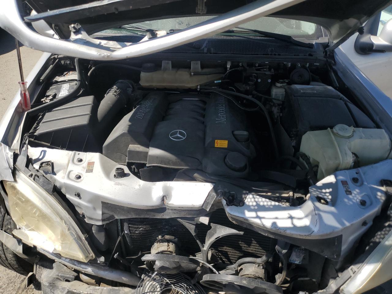 2001 Mercedes-benz Ml 430 Серебряный vin: 4JGAB72EX1A267735