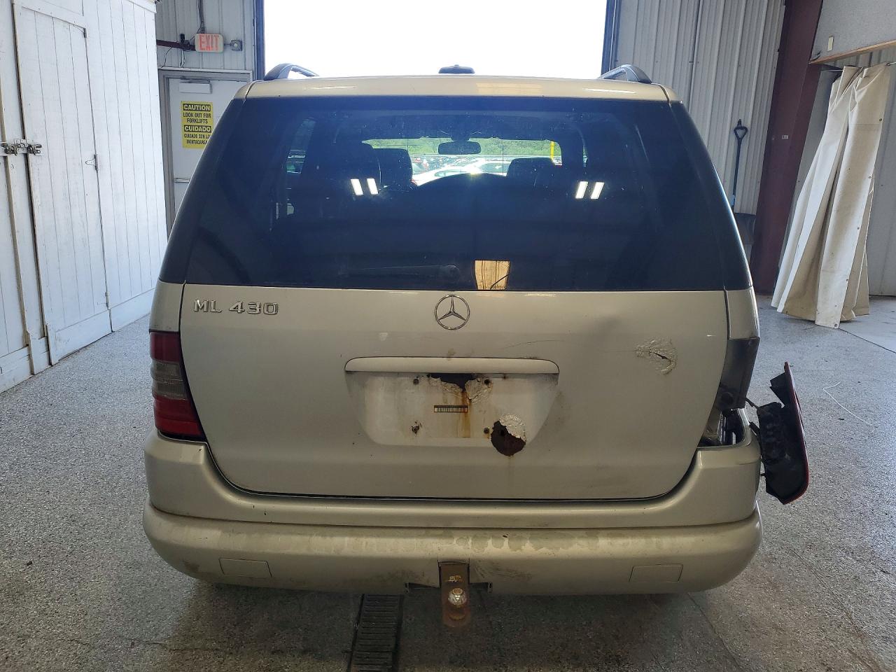 2000 Mercedes-benz Ml 430 Gray vin: 4JGAB72EXYA199477