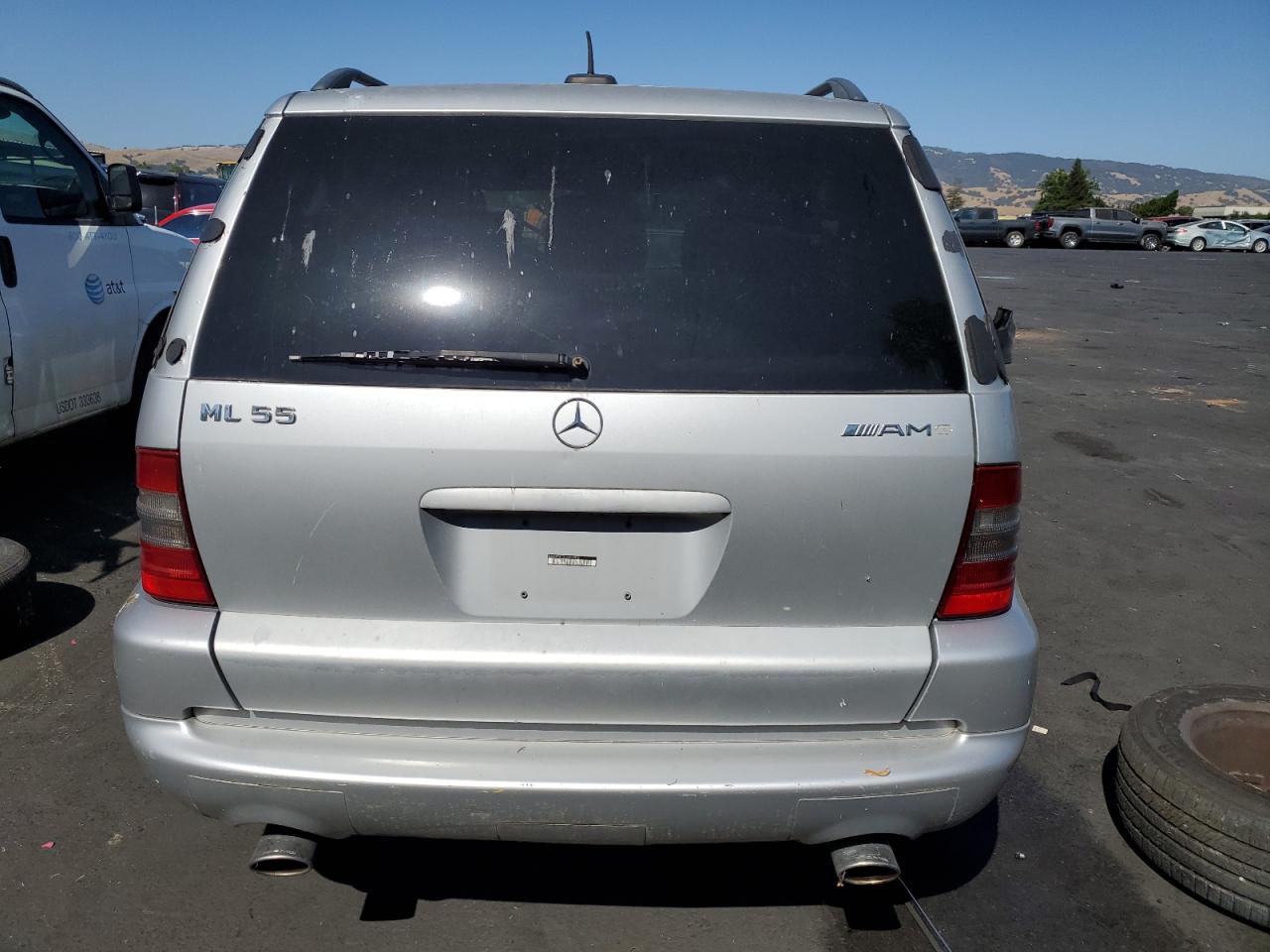 2001 Mercedes-benz Ml 55 Silver vin: 4JGAB74E01A222302