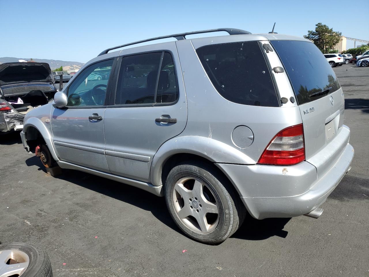 2001 Mercedes-benz Ml 55 Silver vin: 4JGAB74E01A222302