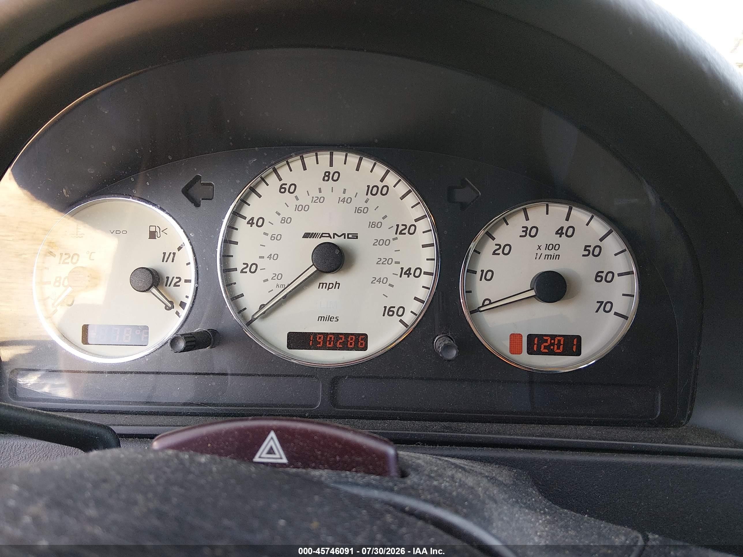 2000 Mercedes-benz Ml 55 Amg   Silver vin: 4JGAB74E6YA203960