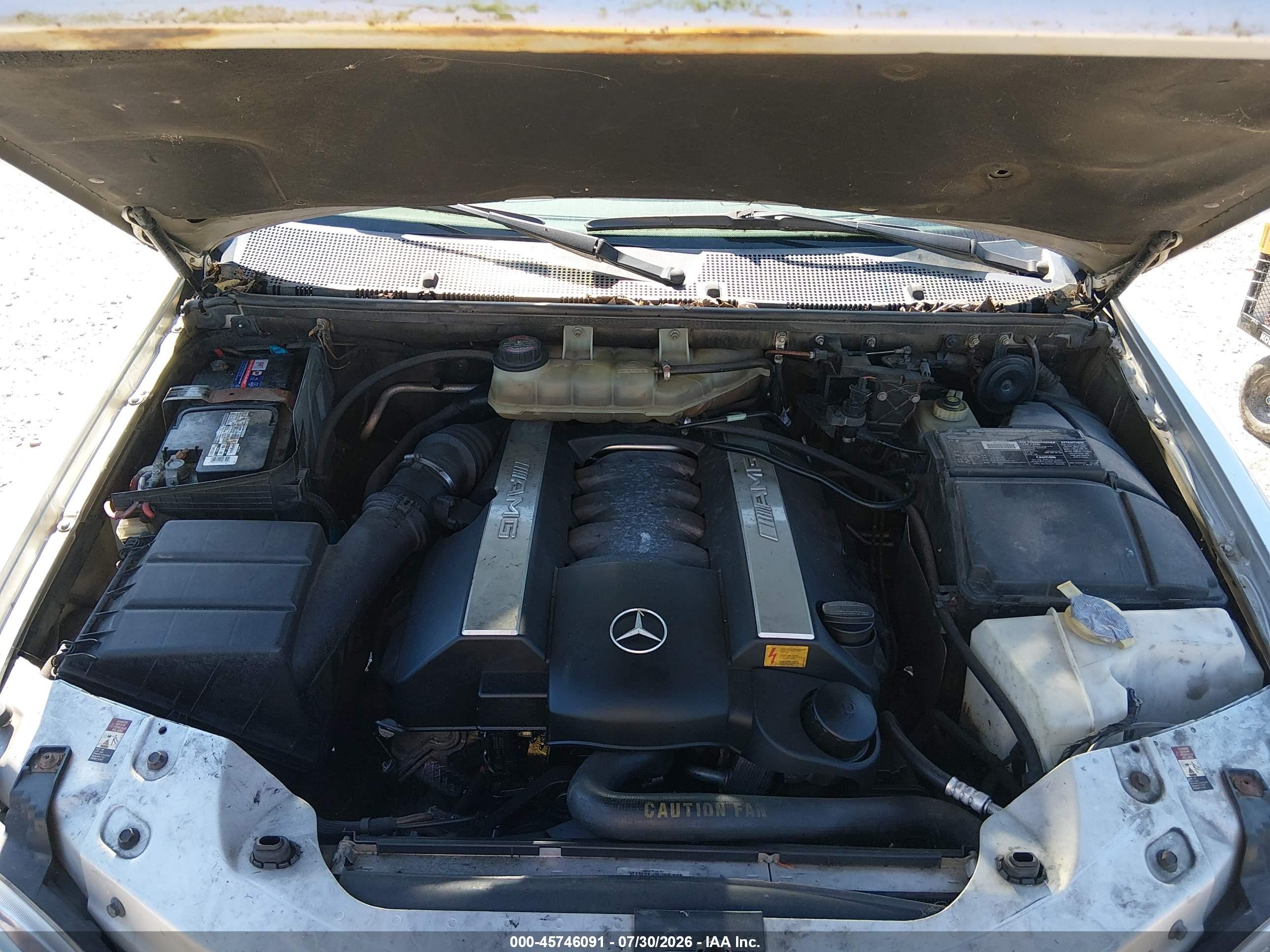 2000 Mercedes-benz Ml 55 Amg   Silver vin: 4JGAB74E6YA203960