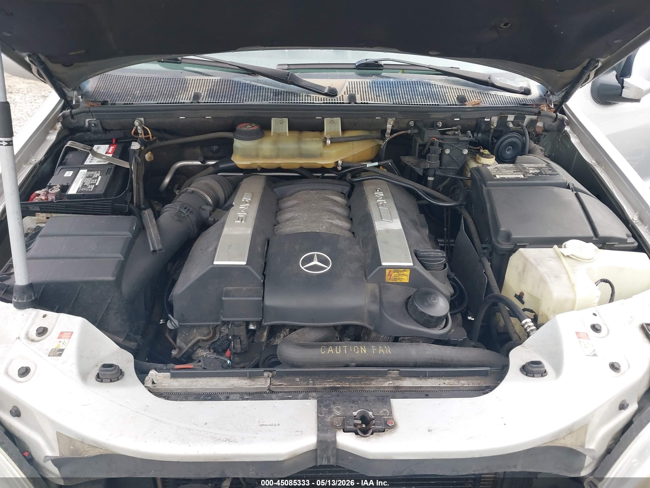 2001 Mercedes-benz Ml 55 Amg   Silver vin: 4JGAB74E81A261624