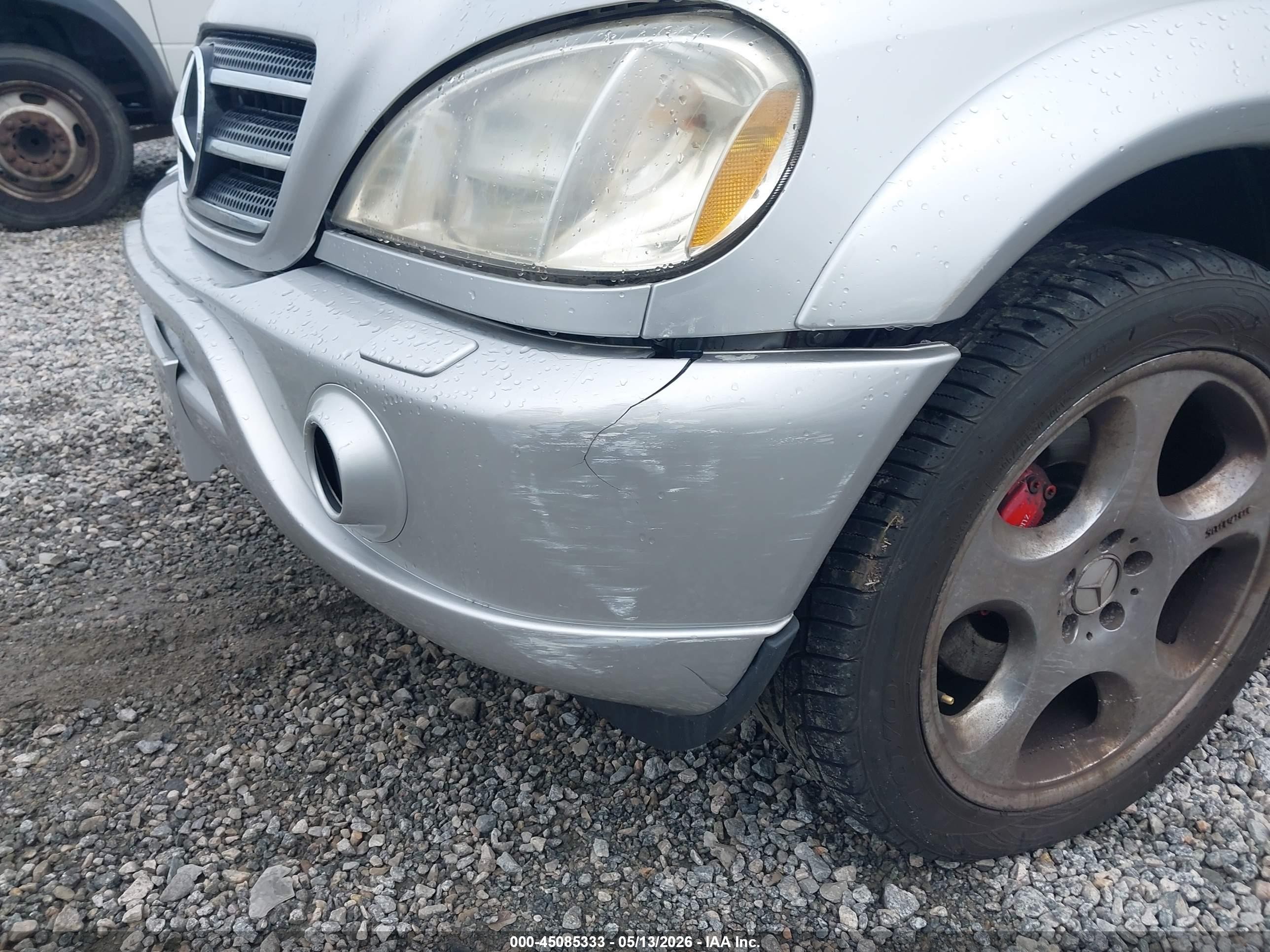 2001 Mercedes-benz Ml 55 Amg   Silver vin: 4JGAB74E81A261624