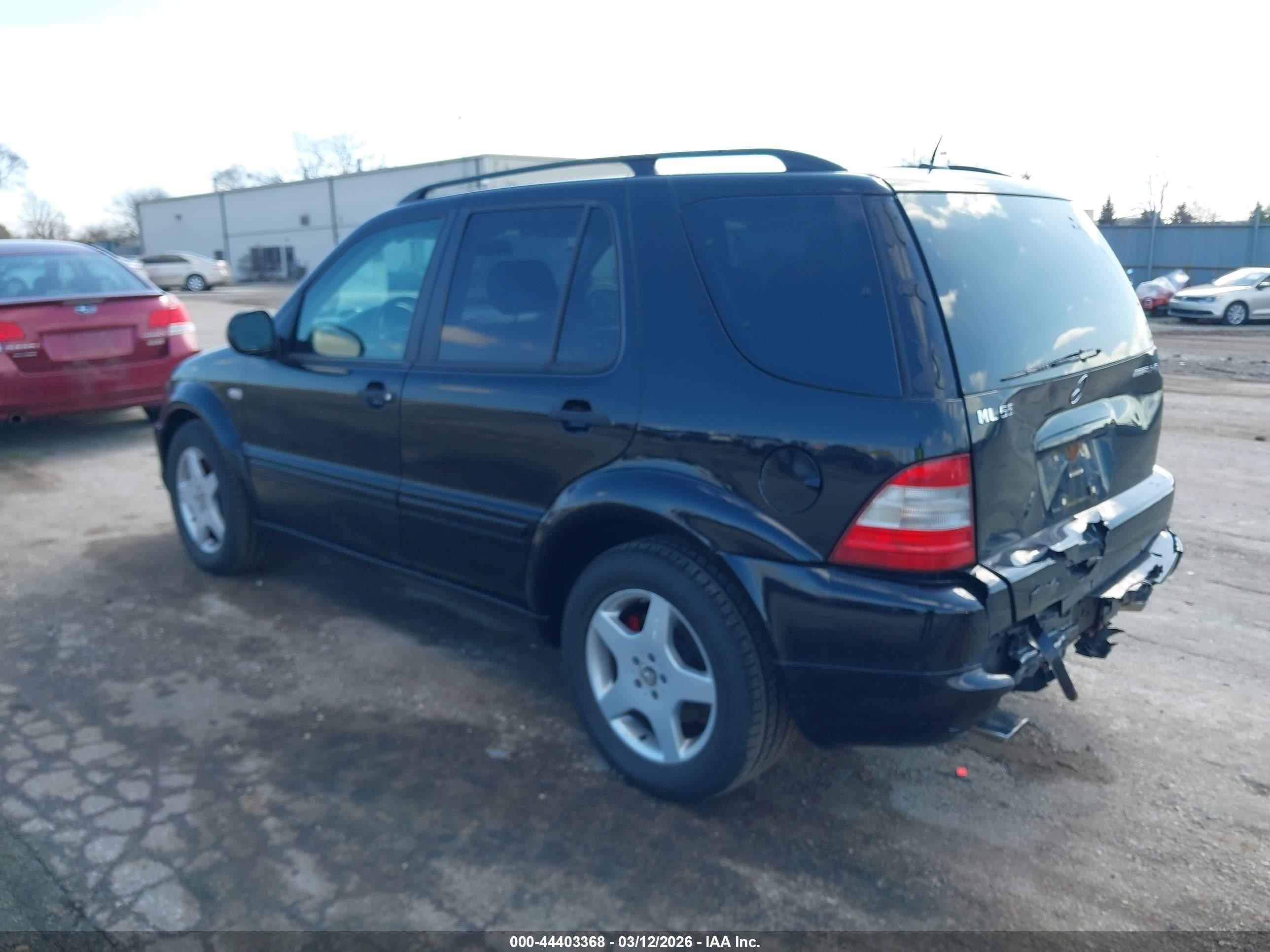 2001 Mercedes-benz Ml 55 Amg   Black vin: 4JGAB74EX1A241357