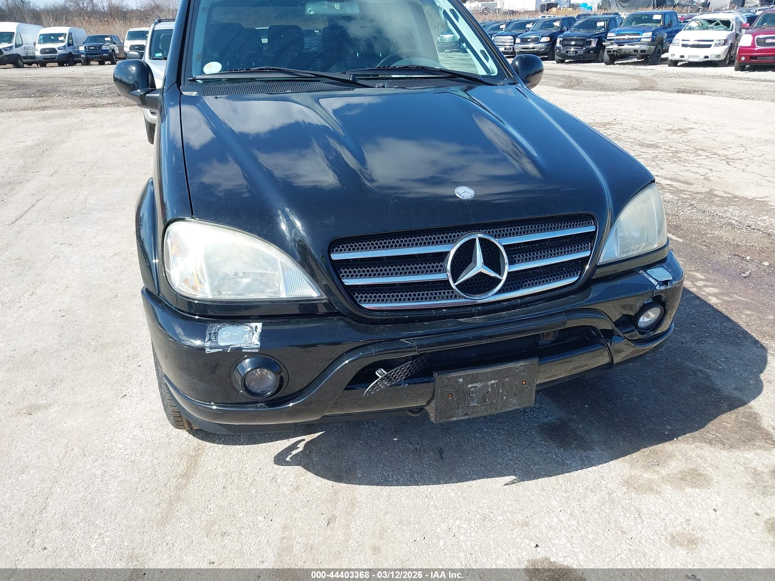 2001 Mercedes-benz Ml 55 Amg   Black vin: 4JGAB74EX1A241357