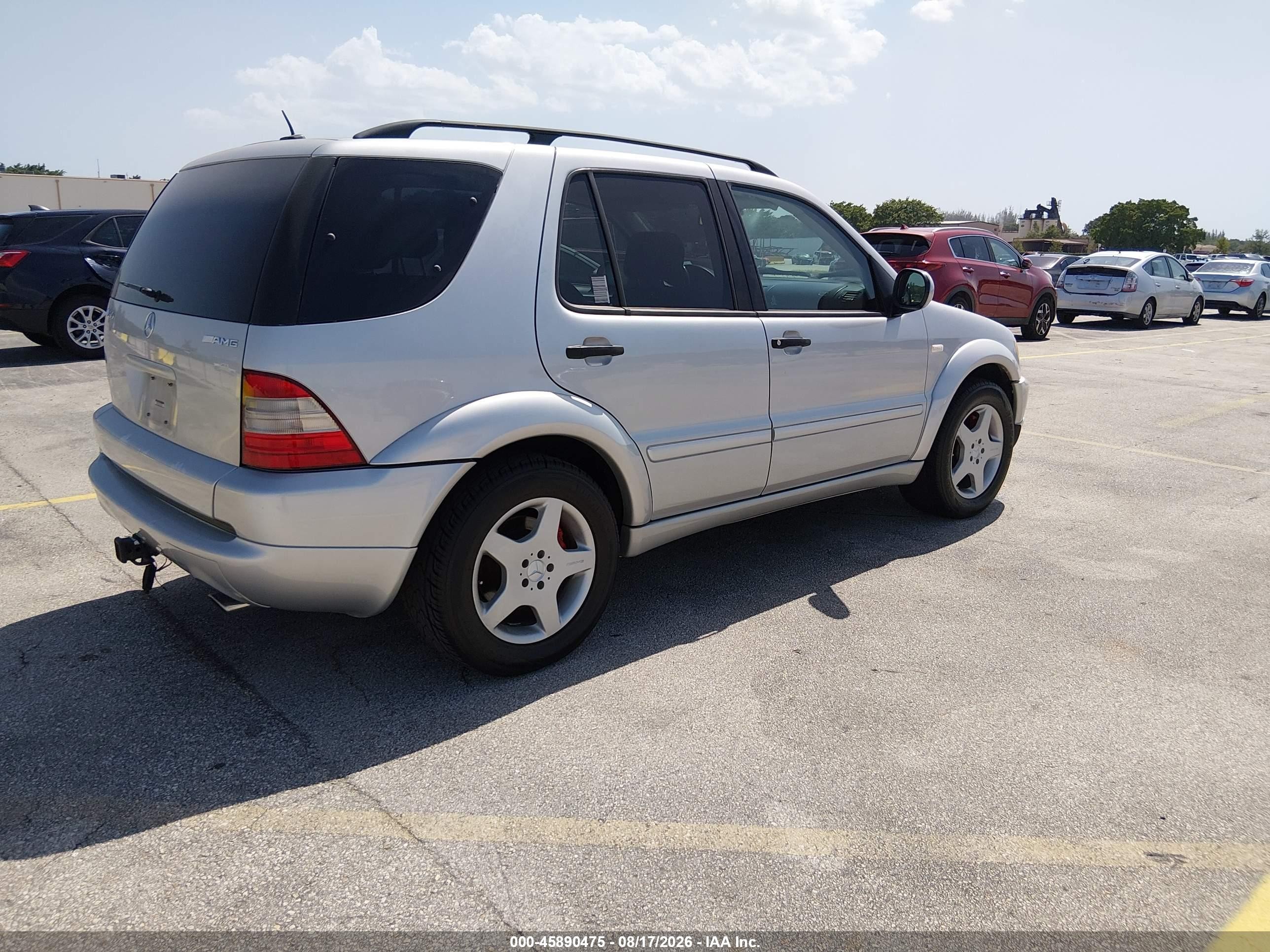2001 Mercedes-benz Ml 55 Amg Silver vin: 4JGAB74EX1A265500