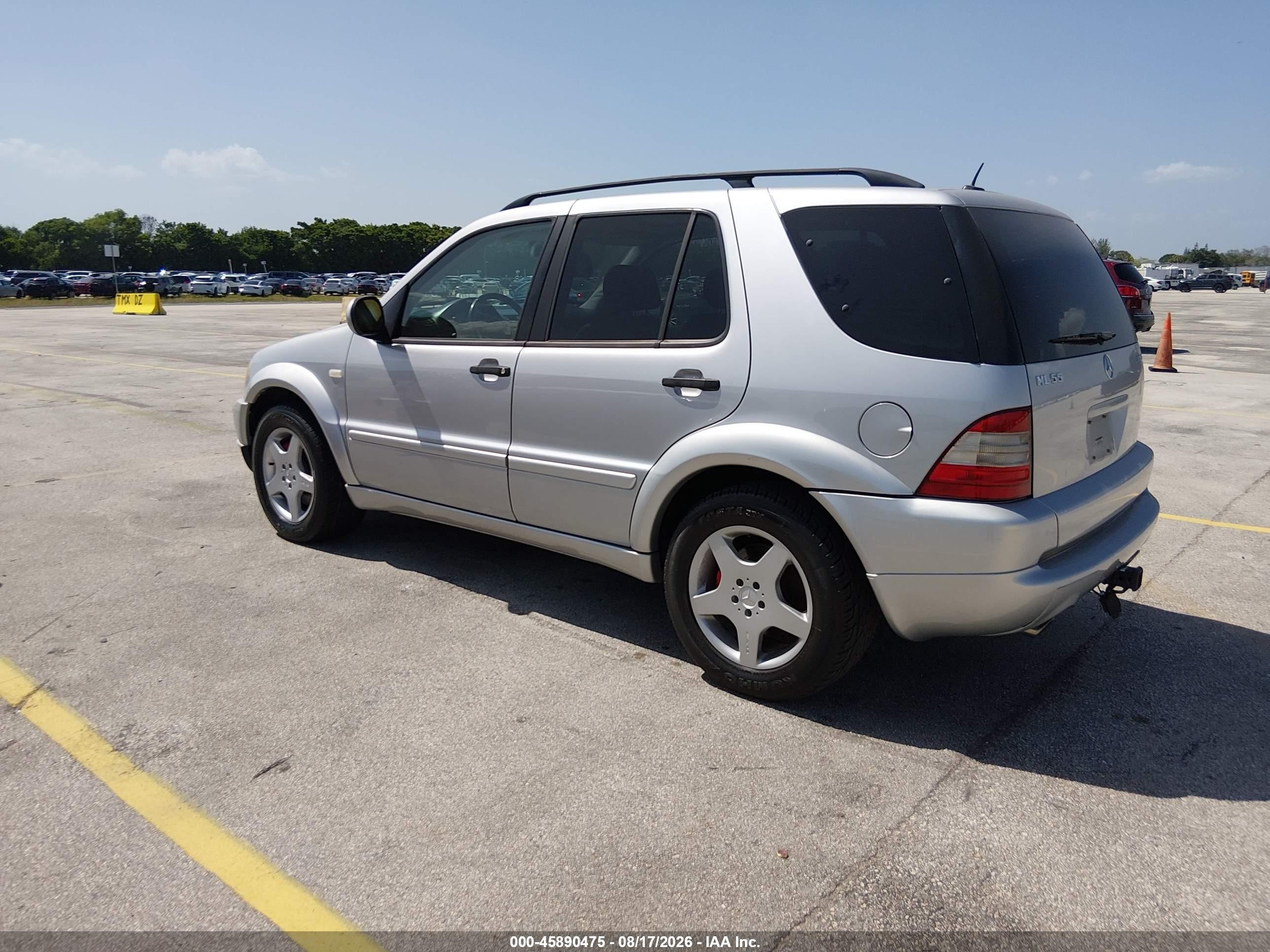 2001 Mercedes-benz Ml 55 Amg Silver vin: 4JGAB74EX1A265500