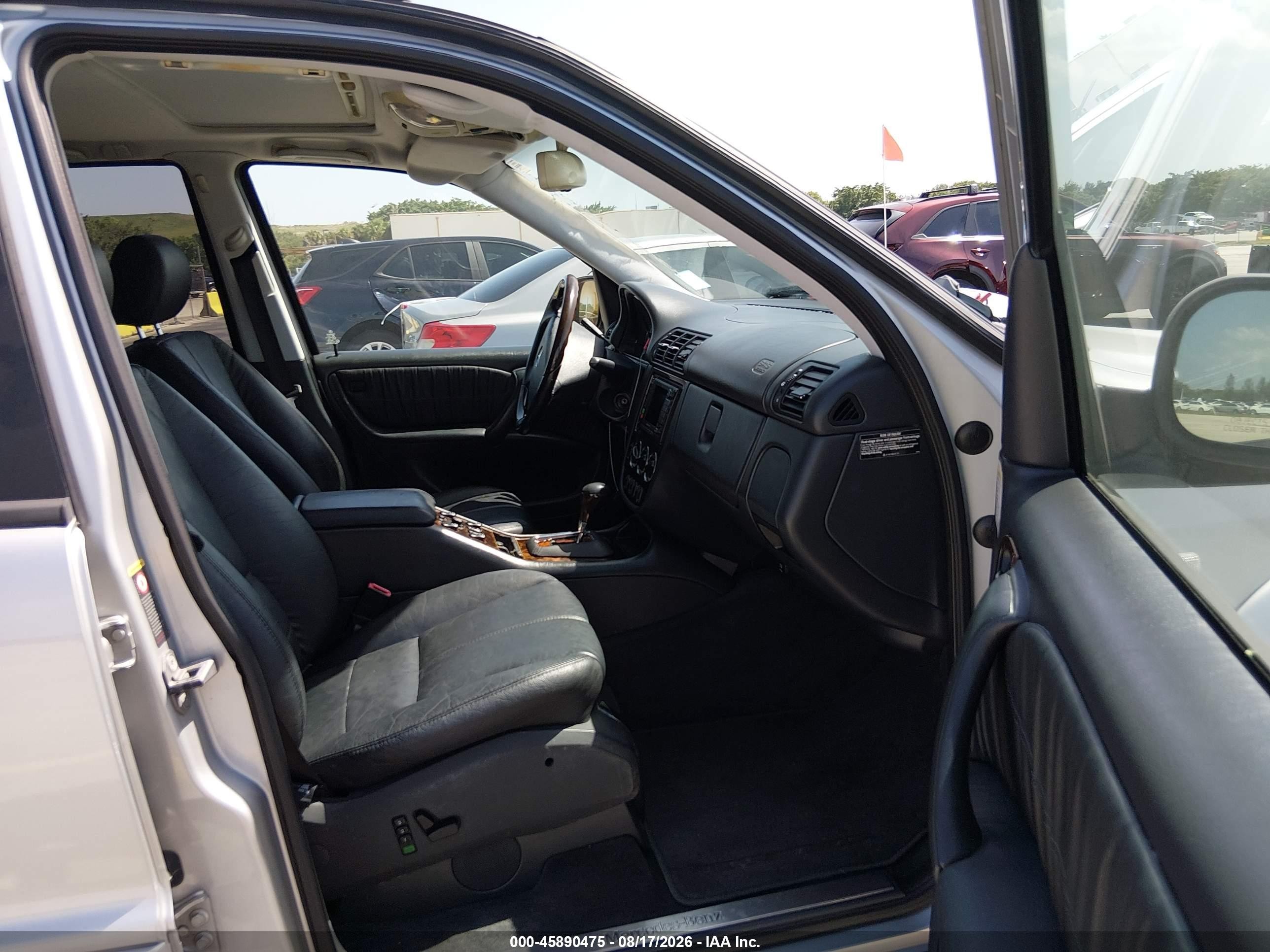 2001 Mercedes-benz Ml 55 Amg Silver vin: 4JGAB74EX1A265500